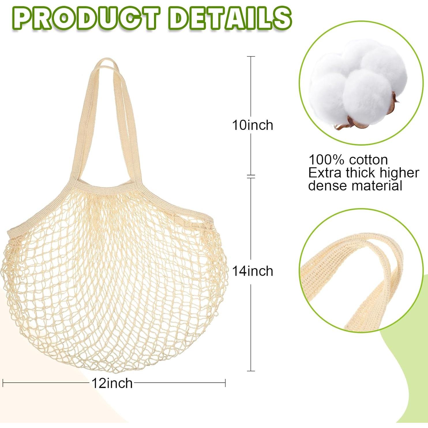 Bolsas Reutilizables Shappy 32 Pcs Algodón Orgánico Malla