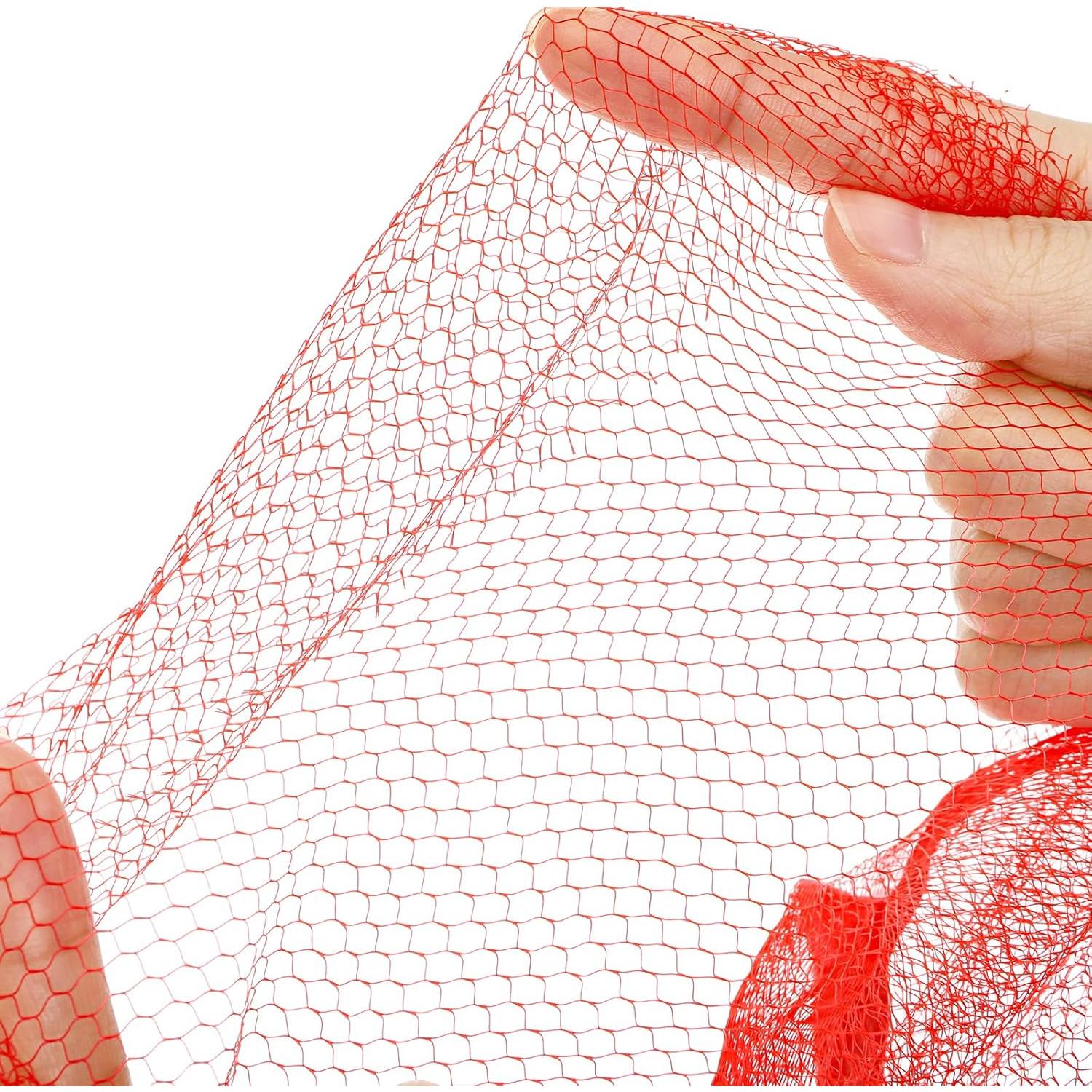 Bolsas de Malla Reutilizables Hedume 20" 300 Piezas Rojas