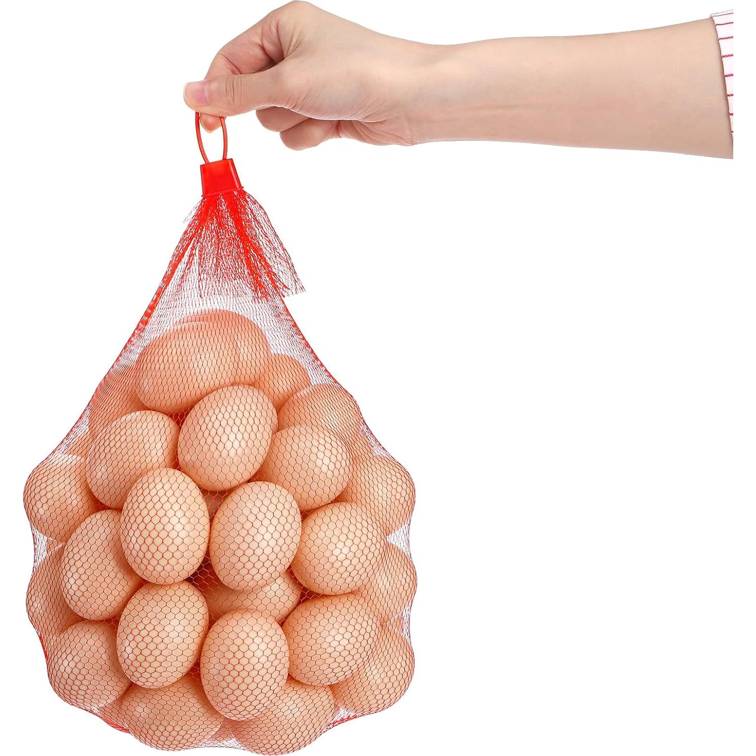 Bolsas de Malla Reutilizables Hedume 20" 300 Piezas Rojas