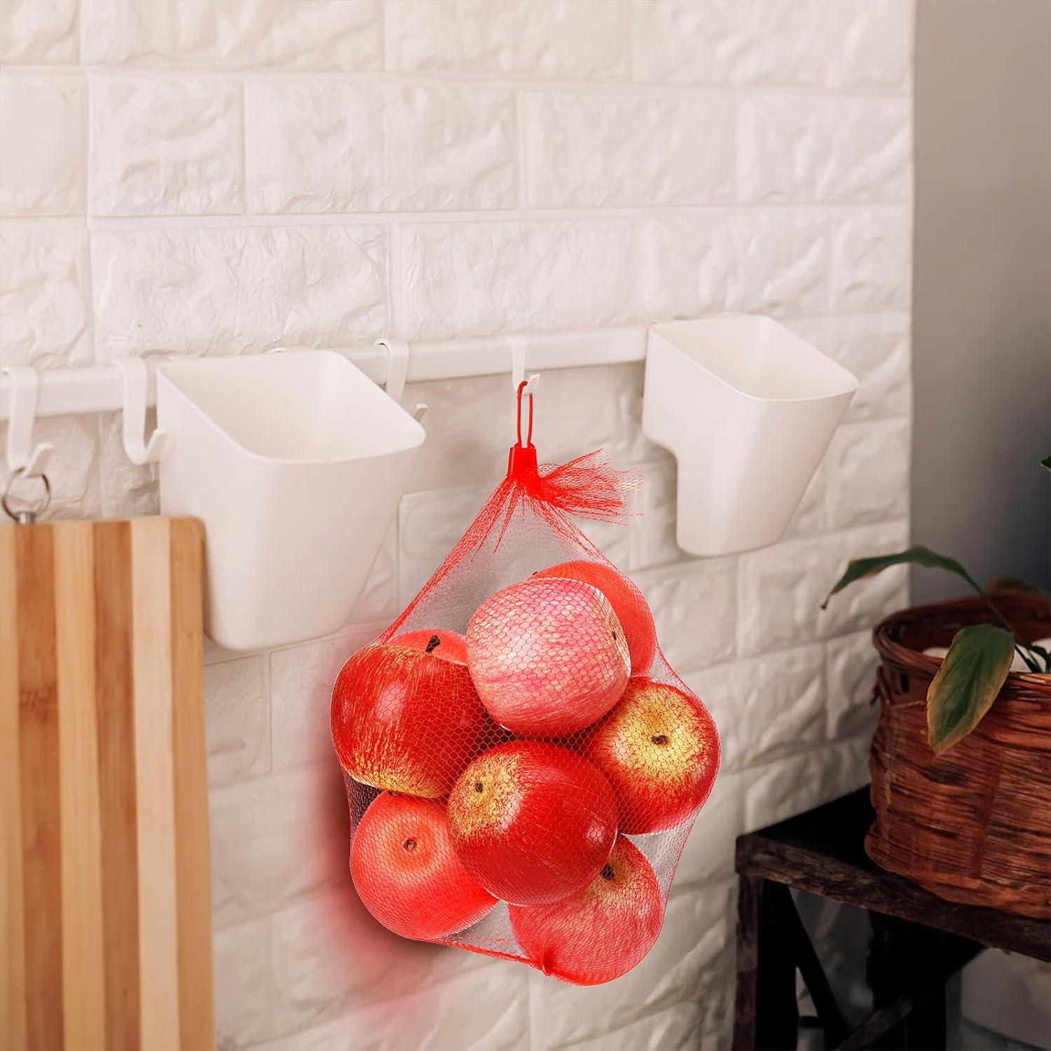 Bolsas de Malla Reutilizables Hedume 20" 300 Piezas Rojas