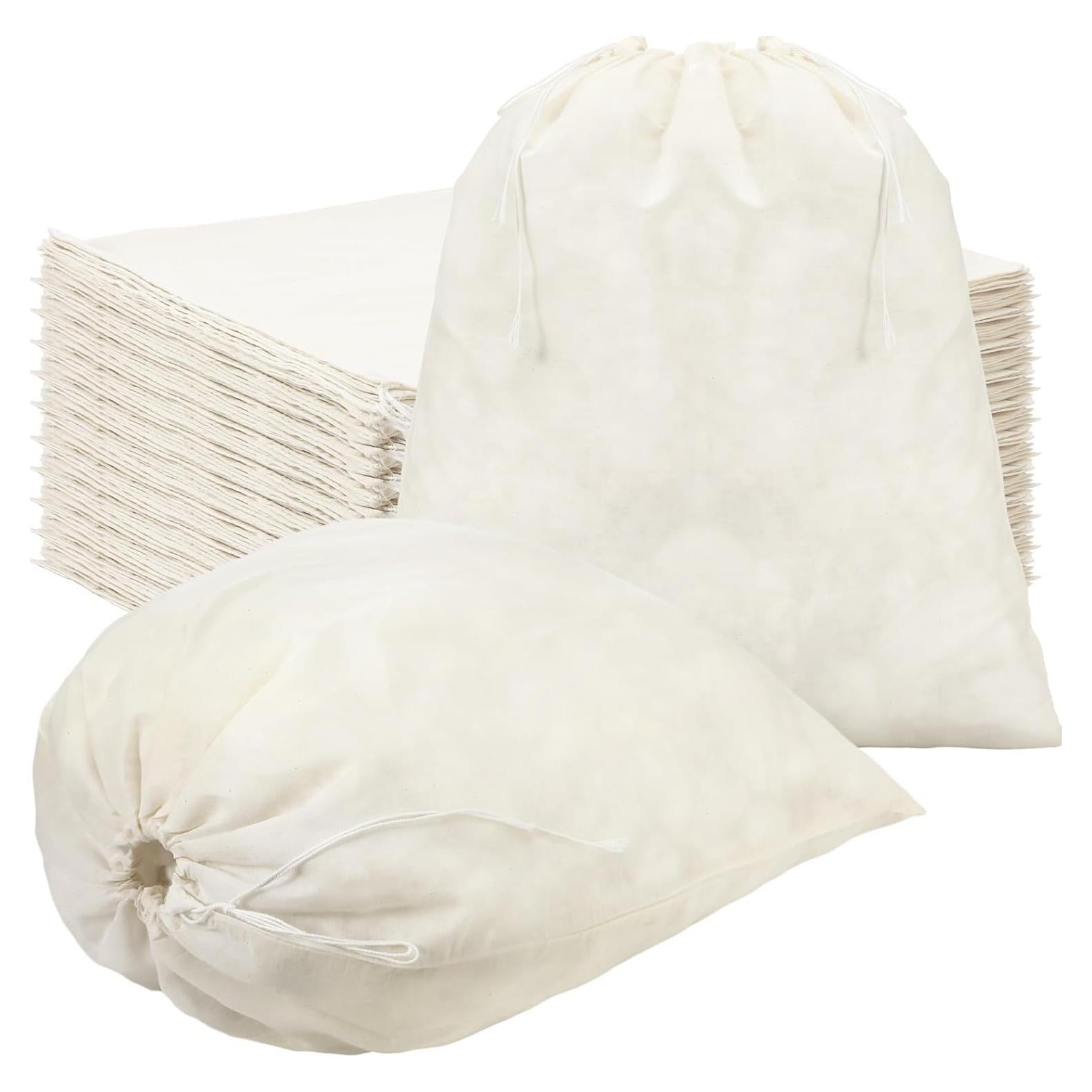 Bolsas de Algodón Reutilizables Tatuo 50 Pcs 45.7x50.8 cm