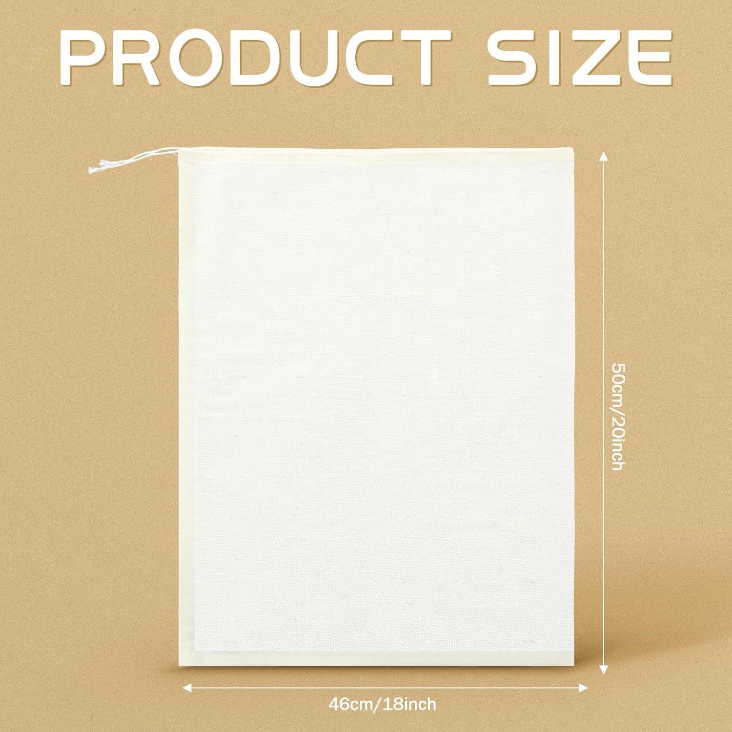 Bolsas de Algodón Reutilizables Tatuo 50 Pcs 45.7x50.8 cm