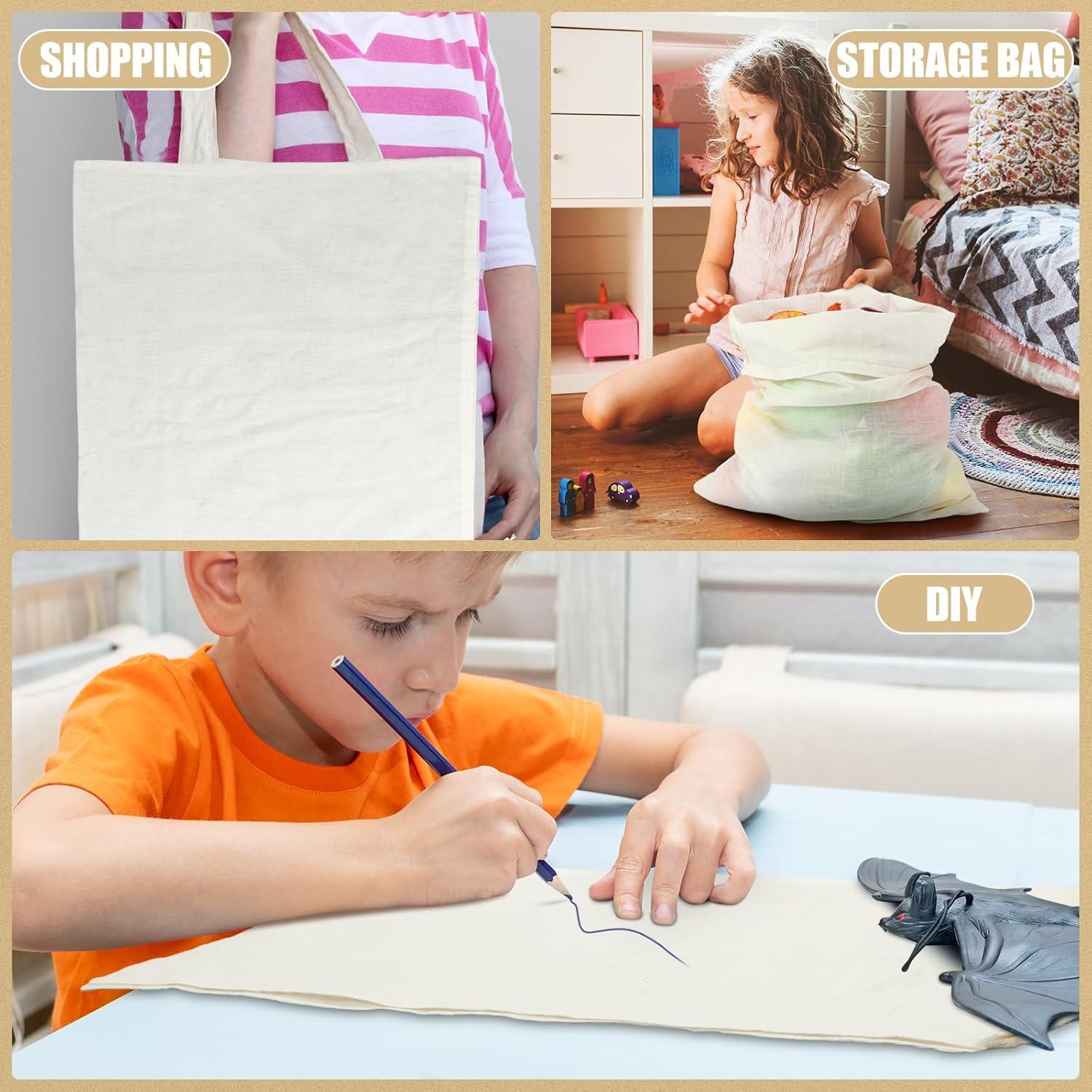 Bolsas de Algodón Reutilizables Tatuo 50 Pcs 45.7x50.8 cm