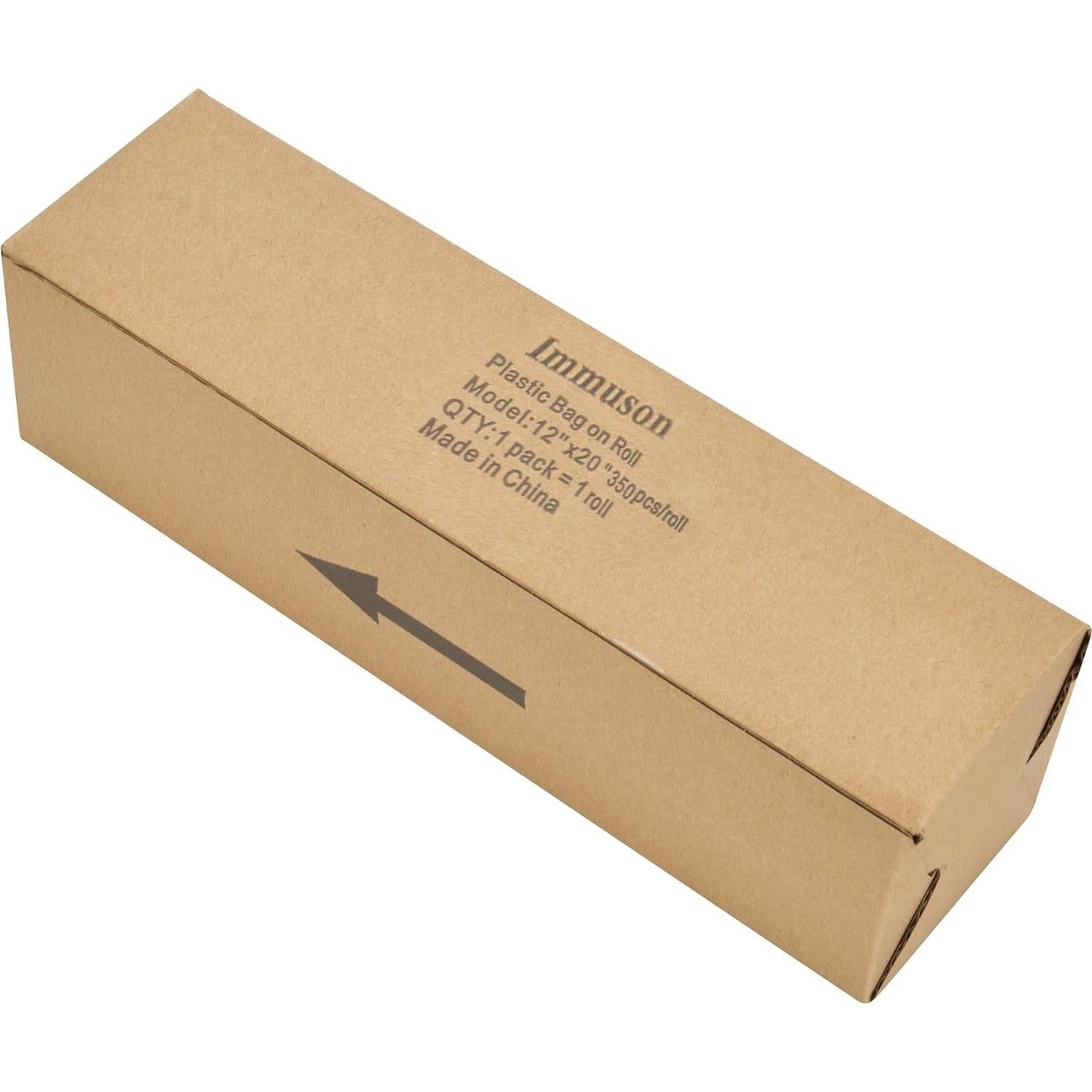 Bolsa Plástica Transparente Immuson 30.48x50.8 cm - 350 Unidades