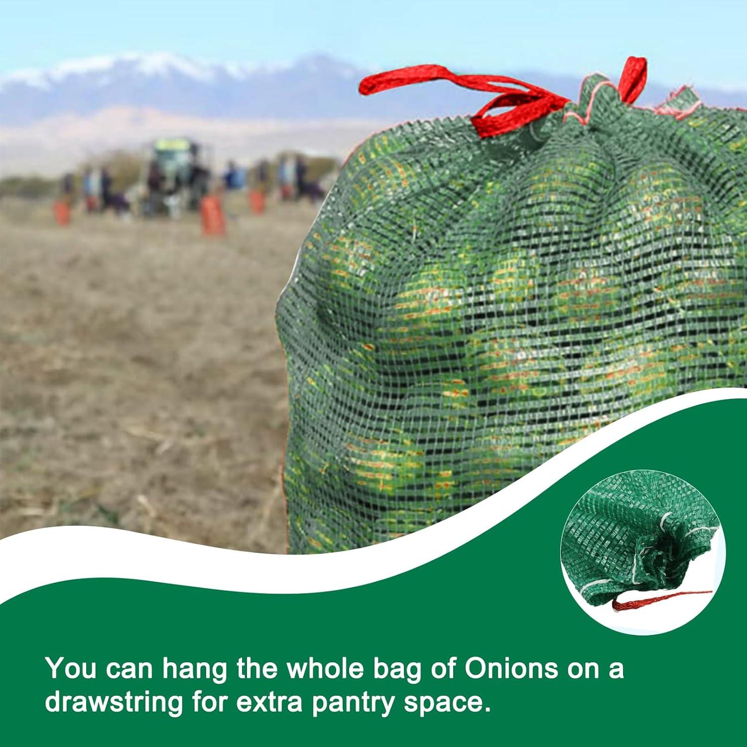 Bolsas de Malla Reutilizables WALOTNAY 50pcs 40x60cm 20kg