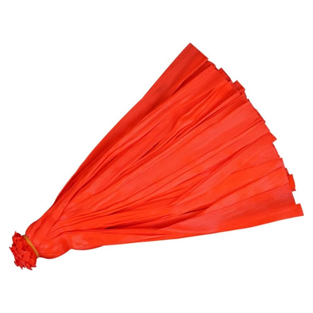 Bolsa de Malla Reutilizable Roja Sajid Rana 100pcs 36.8 cm