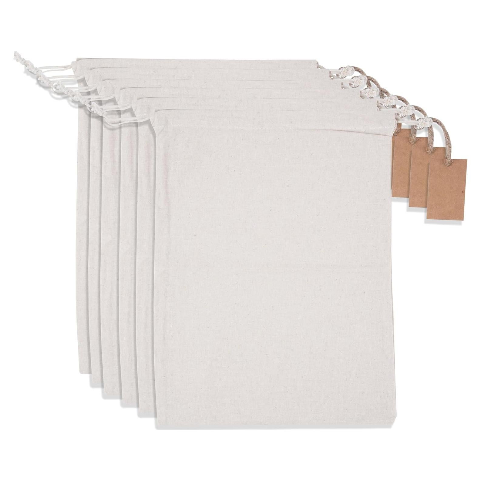 Bolsas de Almacenamiento de Algodón Marubhumi 6 Pcs 35.5x43.2 cm