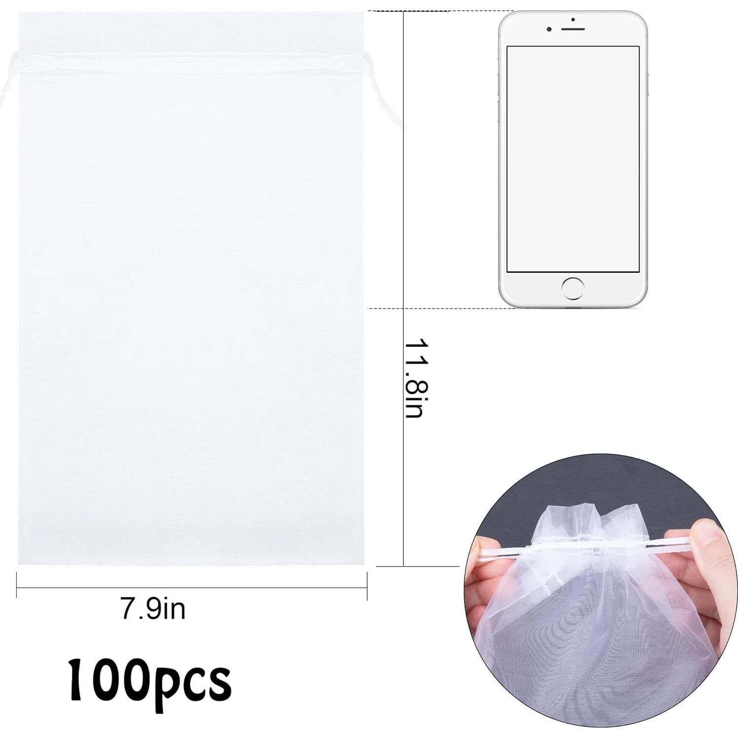 Bolsas de Protección de Frutas Organza Moonoom 20x30 cm 100 Pcs