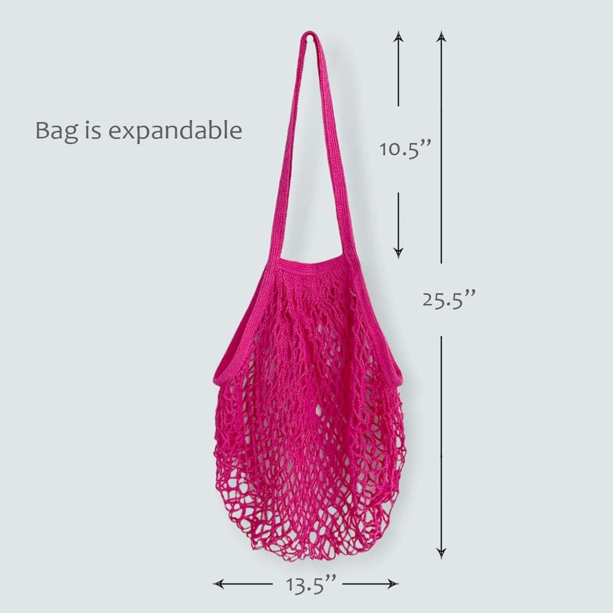 Set de 3 bolsas de malla de algodón reutilizables - allydrew