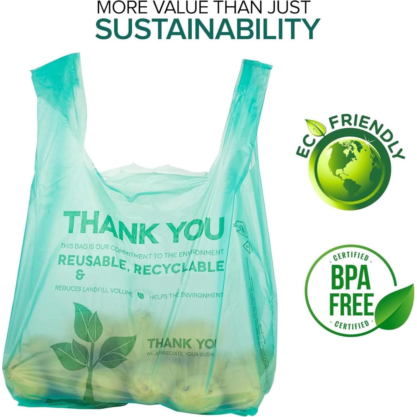 Bolsas Ecológicas Stock Your Home 100 Unidades 55.88x30.48cm