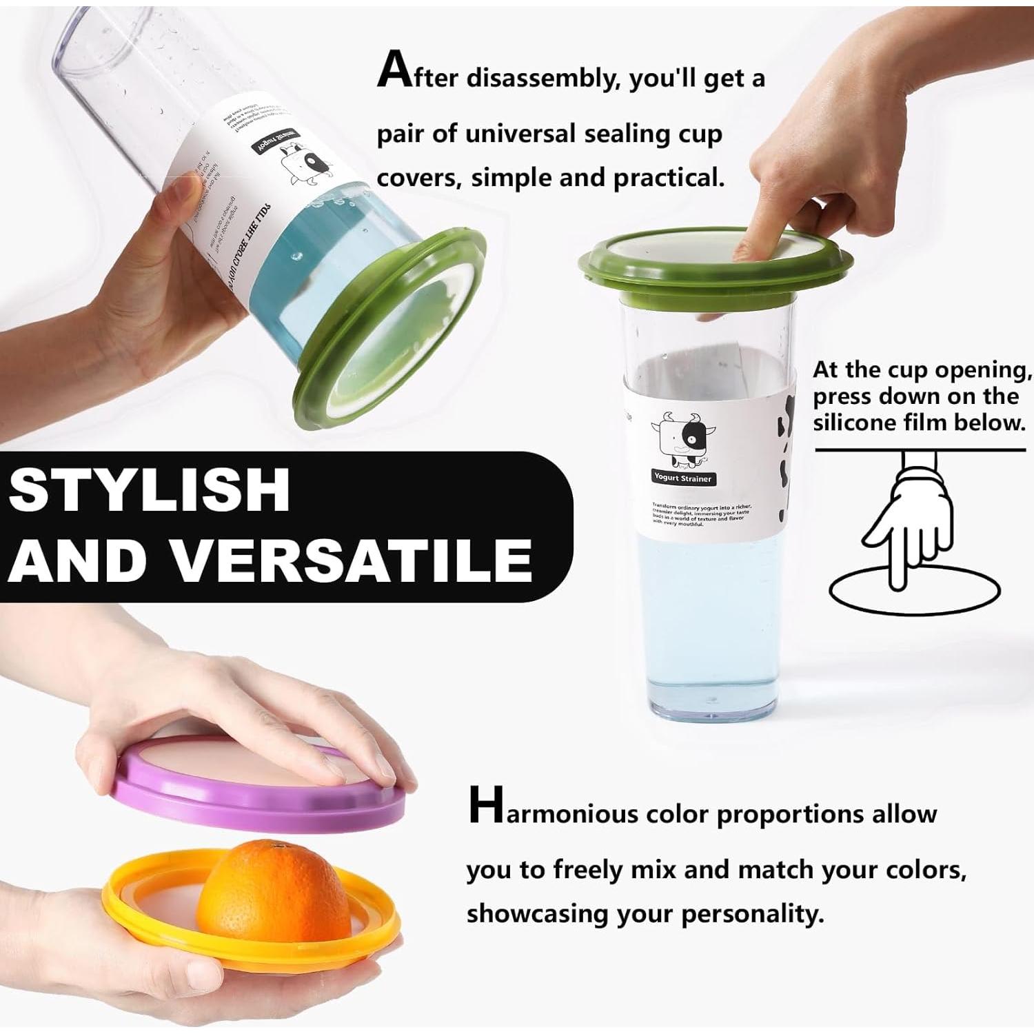 Juego de 4 Contenedores de Almacenamiento de Alimentos Silicona