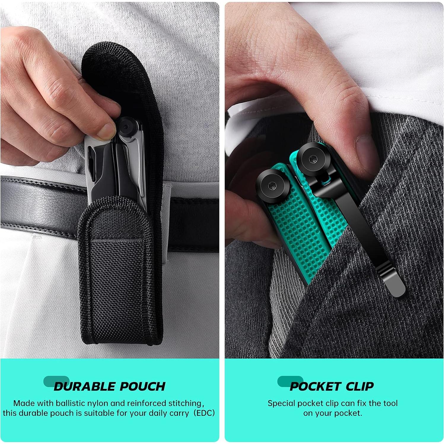 Cuchillo Multiherramienta SIUPRO SD-8 14 en 1 Plegable