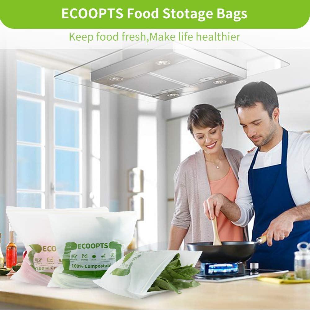 Bolsas Compostables ECOOPTS Grande 20 Unidades 27x28 cm