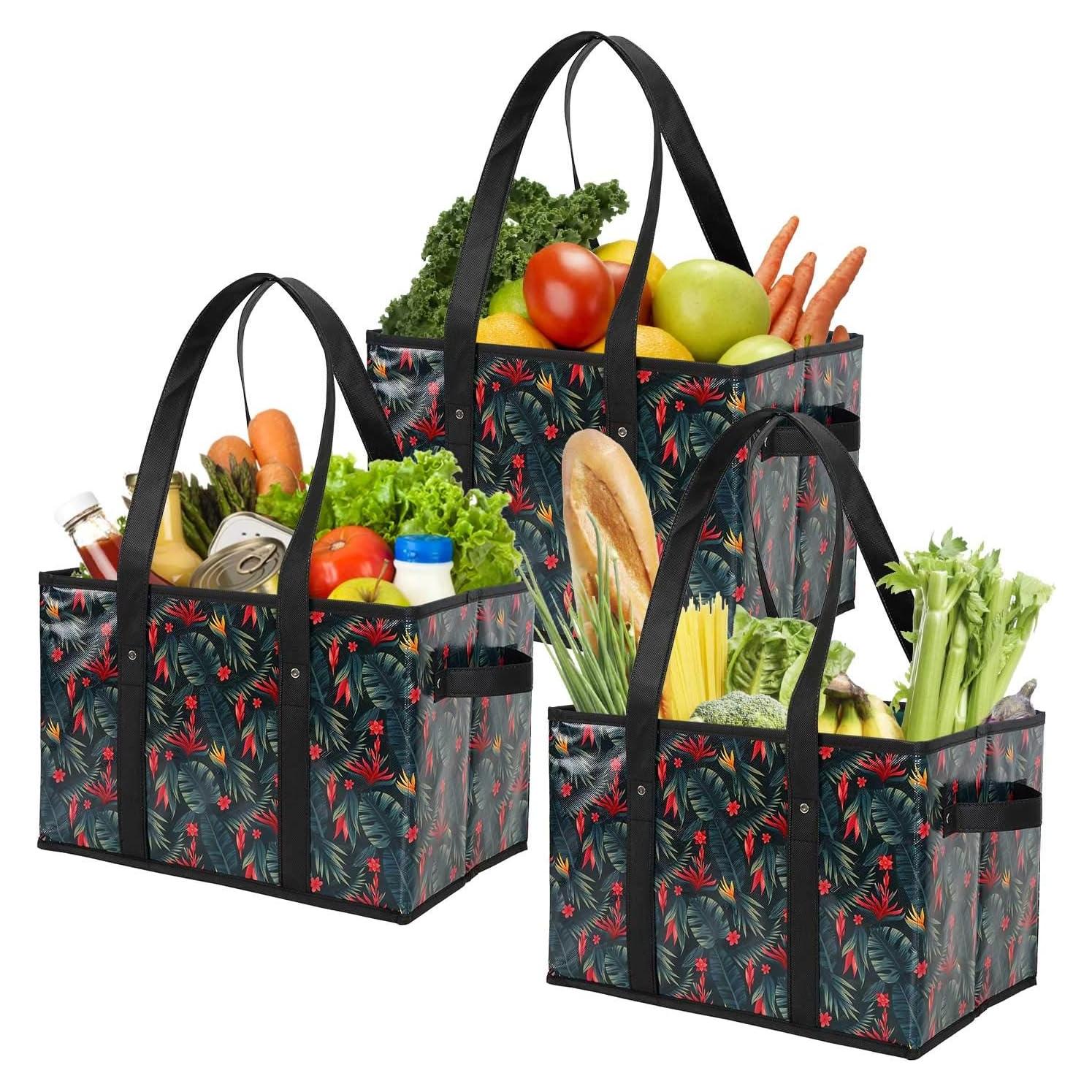 Juego de 3 Bolsas de Compras Reutilizables Foraineam 15L