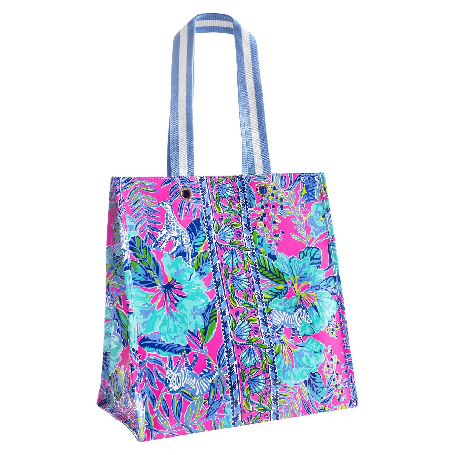 Bolsa de Compras Reutilizable Lilly Pulitzer Lil Earned Stripes