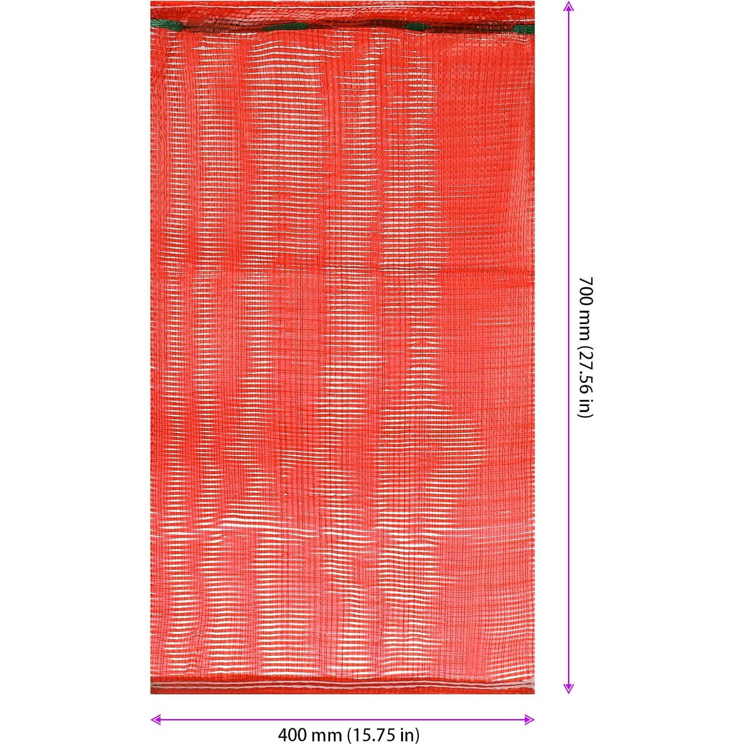Paquete de 100 bolsas de malla MUKLEI 40x70 cm para cebollas
