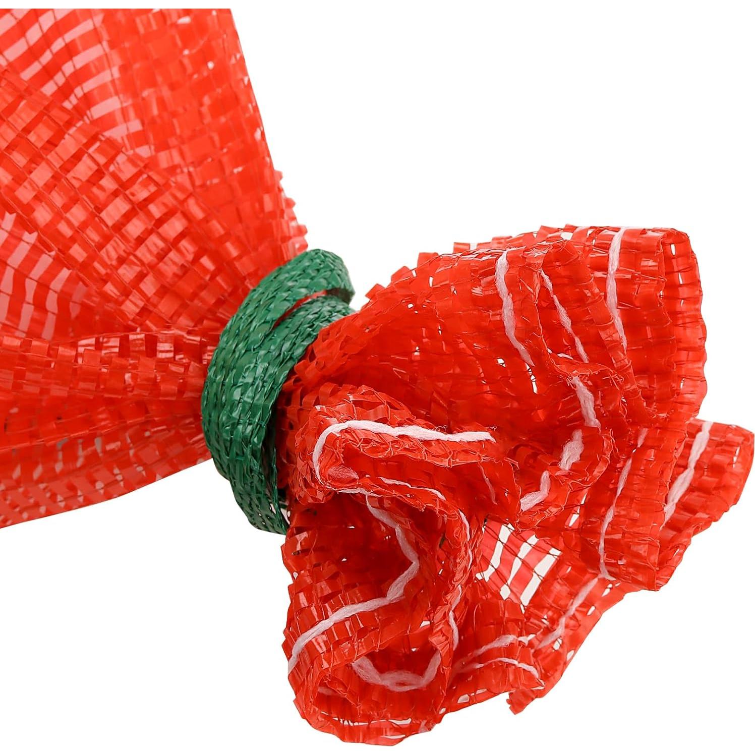 Paquete de 100 bolsas de malla MUKLEI 40x70 cm para cebollas