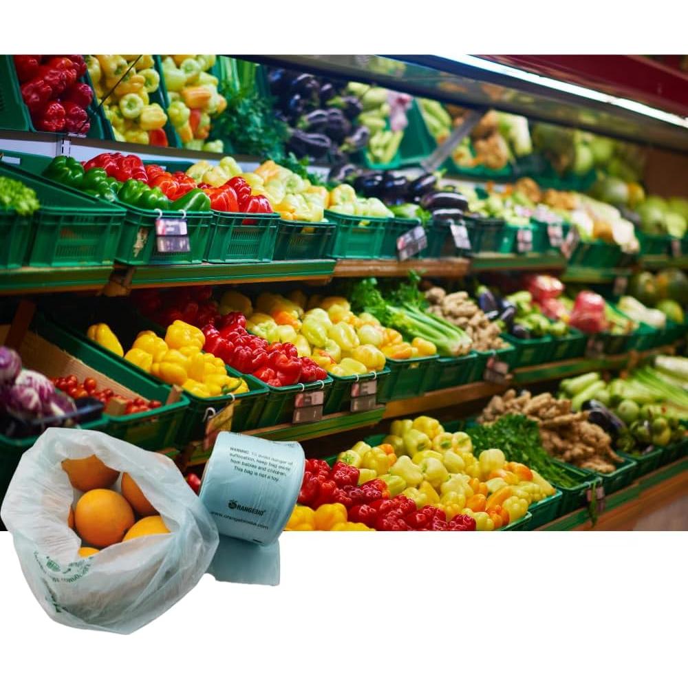 Bolsas Compostables OrangeBio 1000 Unidades 35.56x45.72cm