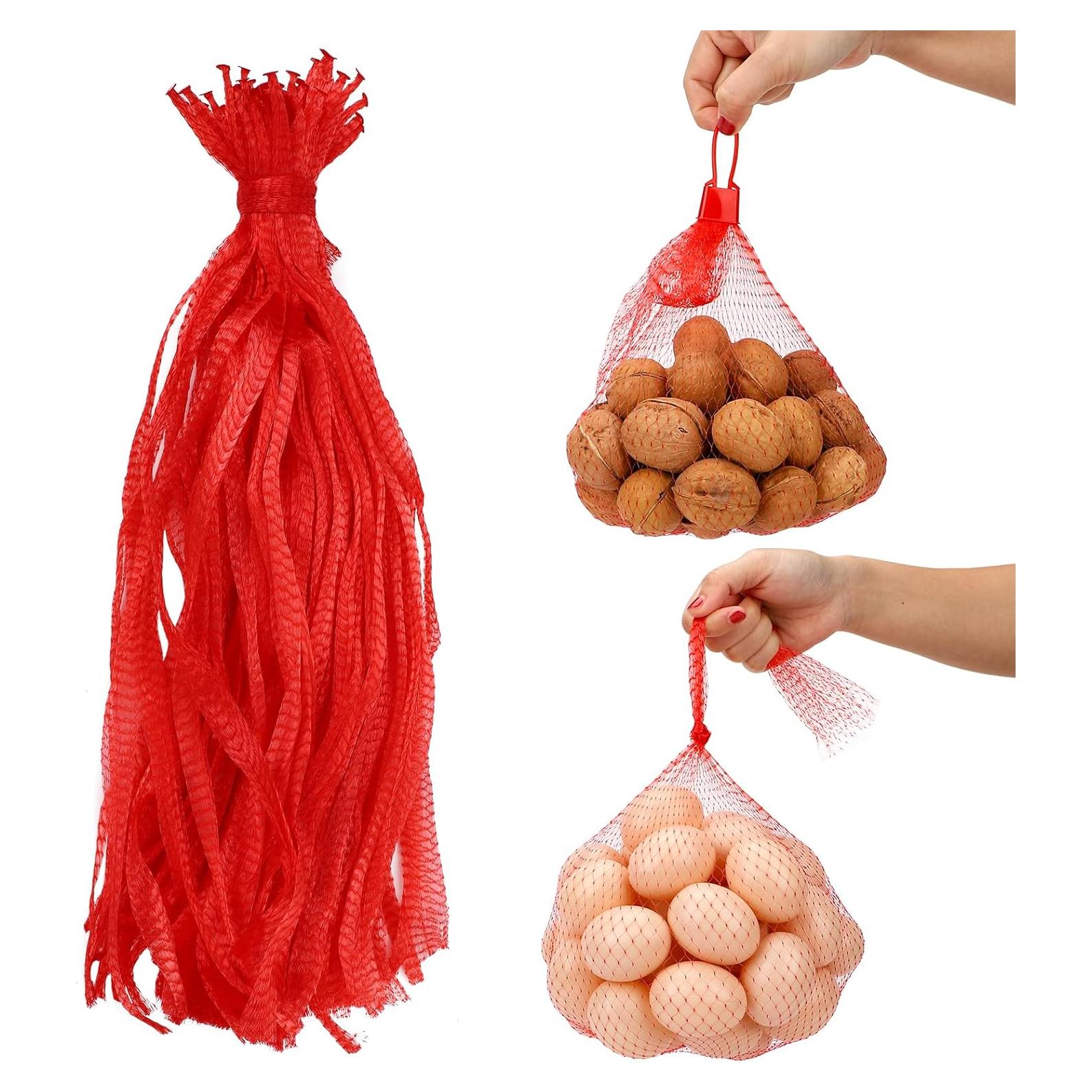 Paquete de 100 Bolsas Reutilizables ENPOINT 60 cm Rojo