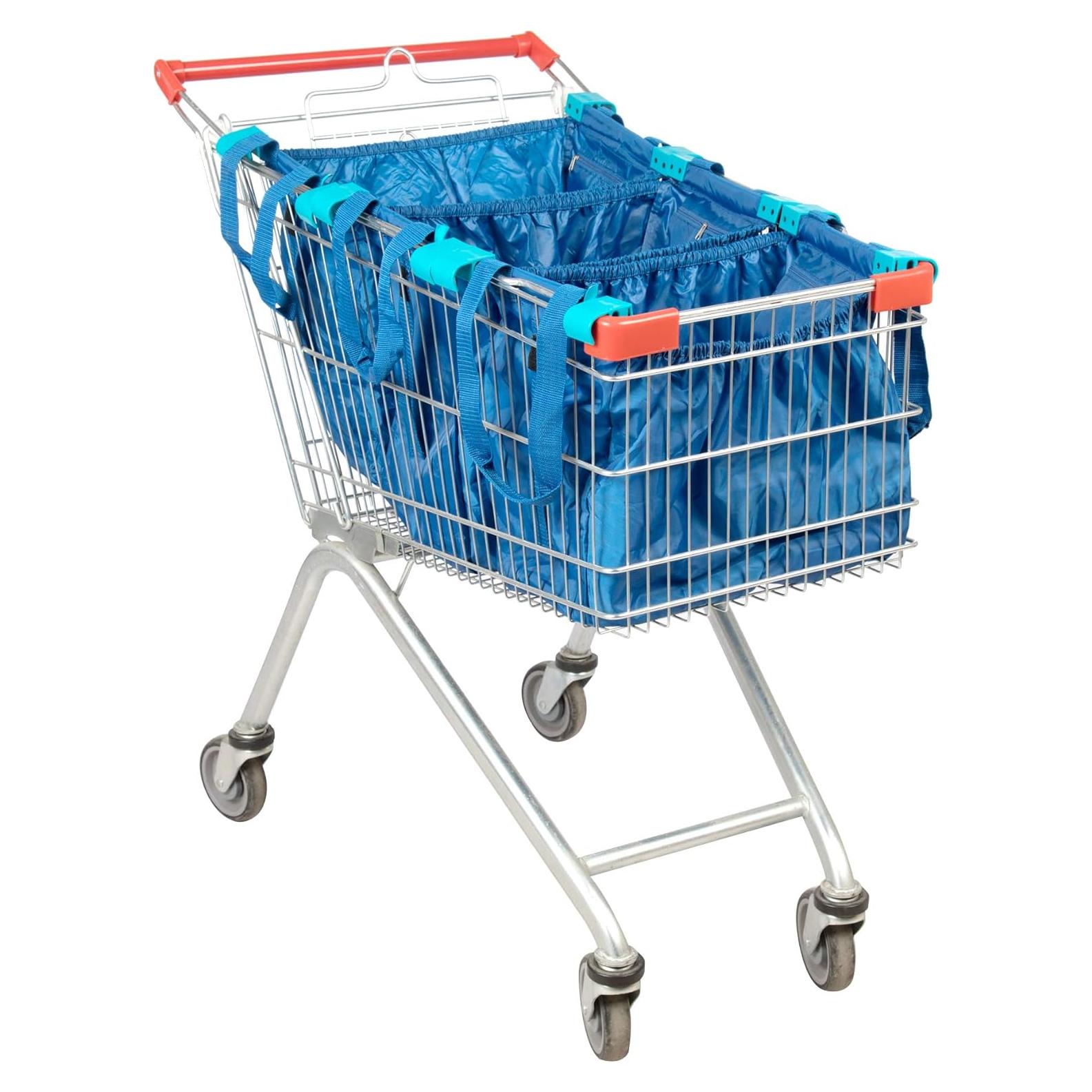 Paquete de 3 Bolsas Reutilizables Handy Sandy Azul 40.6x21.6cm