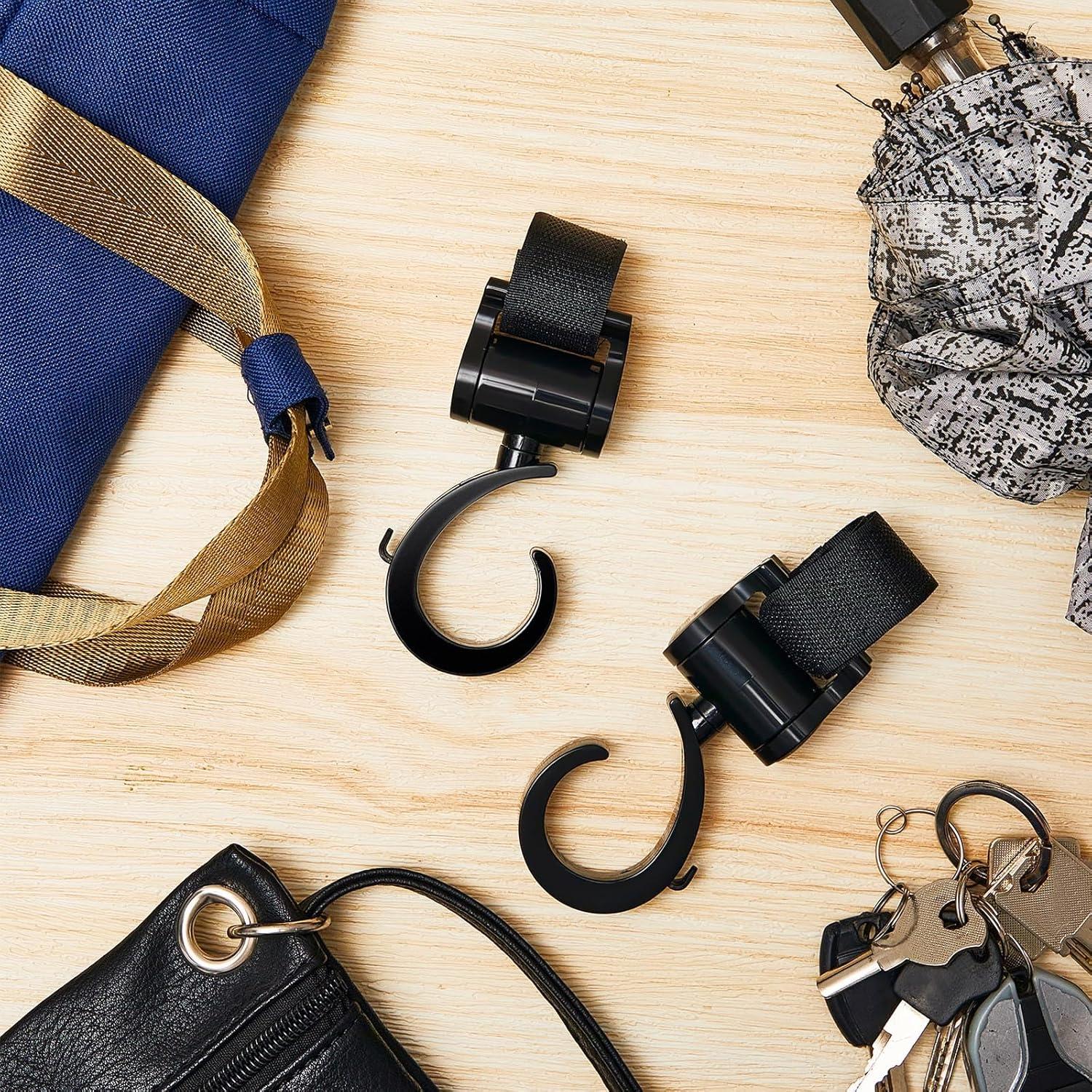 Ganchos para Andador Taiyin 4 Pcs Rotación 360° Soporte Bolsa