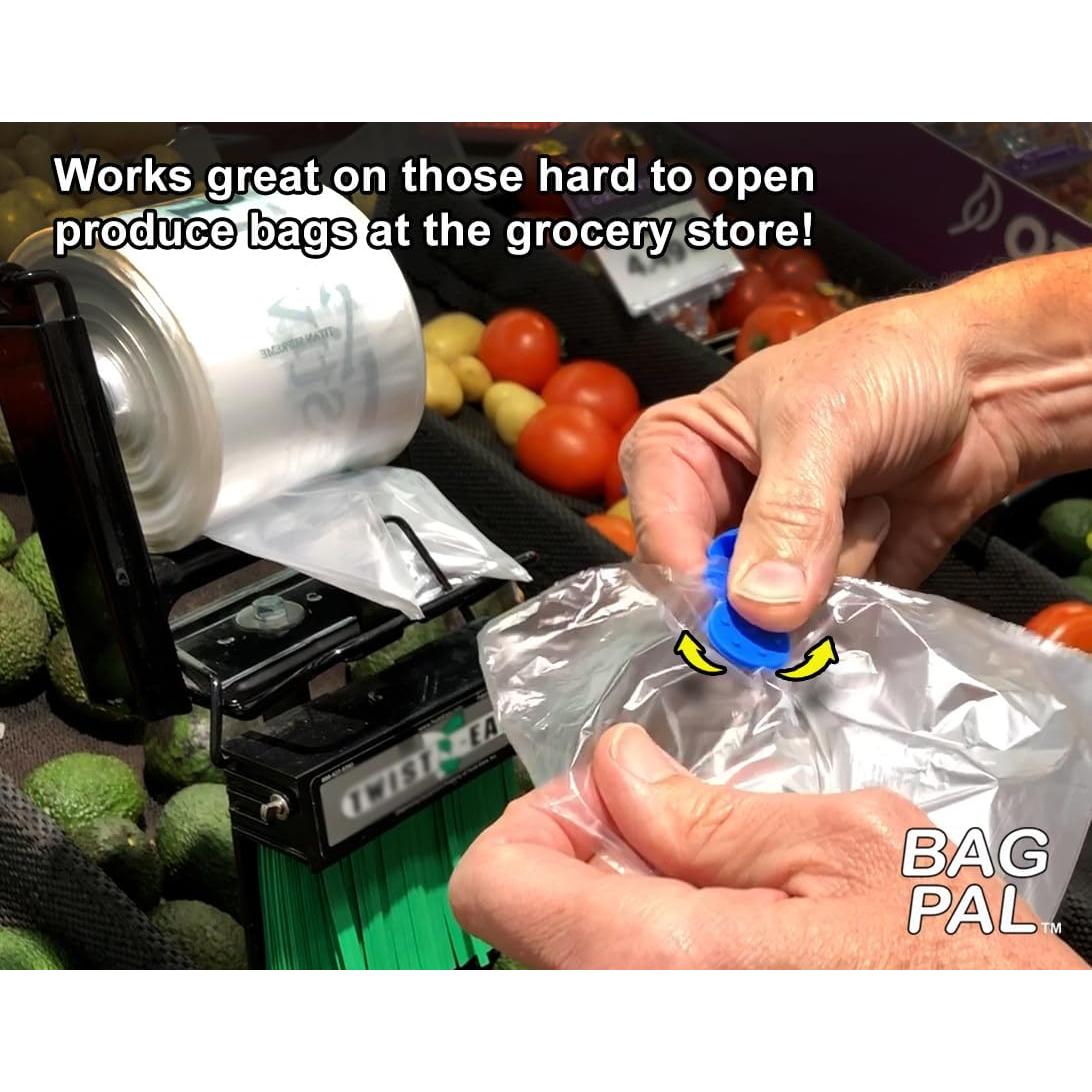 Abridor de bolsas de excremento y supermercado SilenTags - Paquete de 2