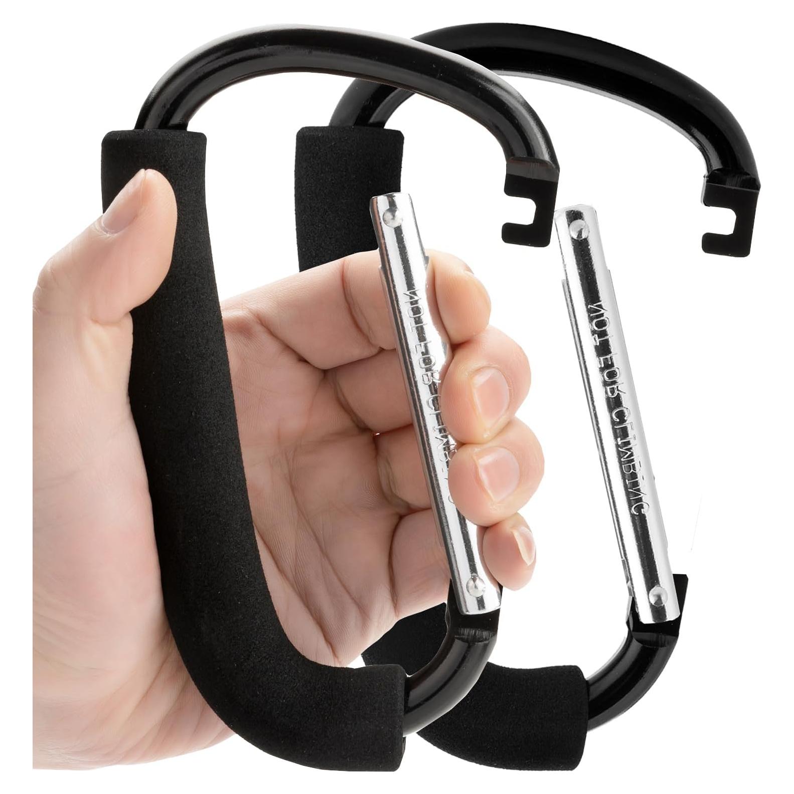 Ganchos para Cochecito Funbliss - Paquete de 2, Aluminio, 16 cm