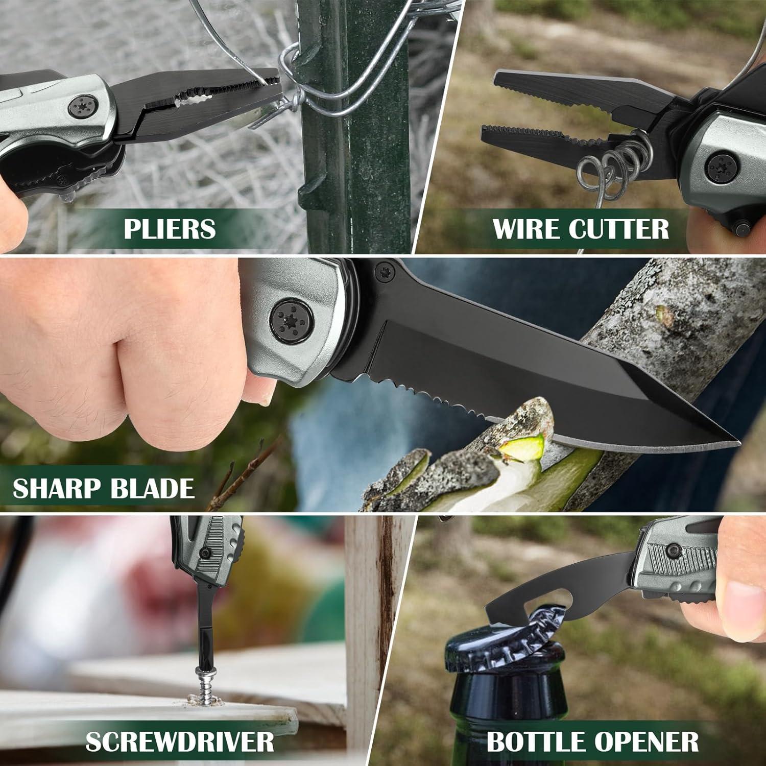 Cuchillo de bolsillo TIKWORK multitool para hombres 0.41 kg