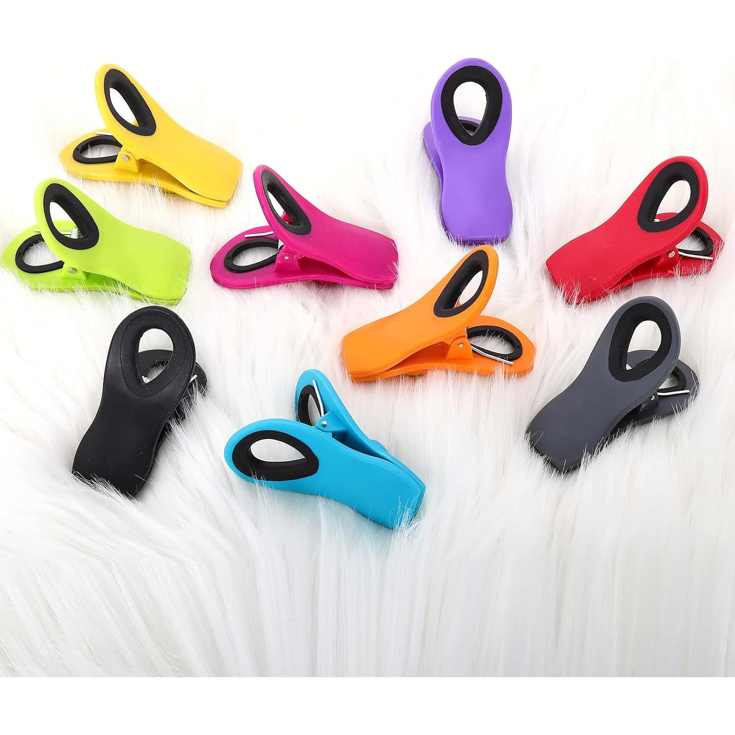 Clips Magnéticos para Bolsas Tivcck - 18 Piezas Colores Brillantes