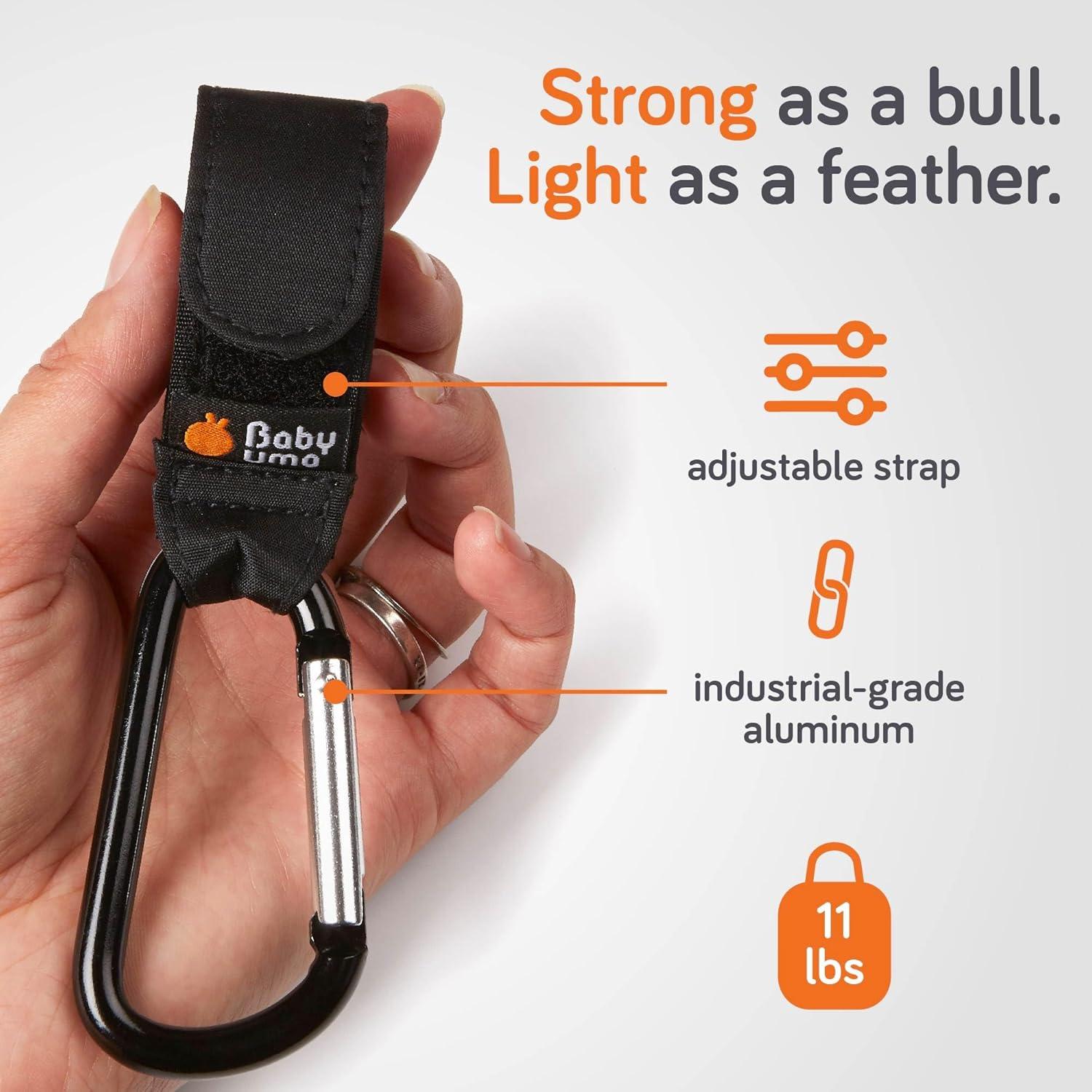 Ganchos Universales para Carro de Bebé Baby Uma - 2 Paquete, 5 kg