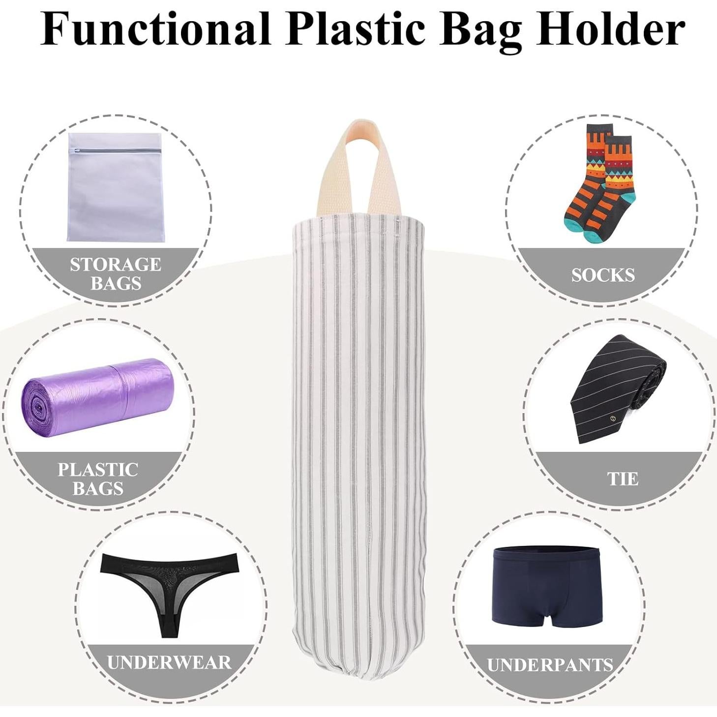 Soporte de Bolsas de Plástico TOGETRUE Gris 50.8x20.3 cm