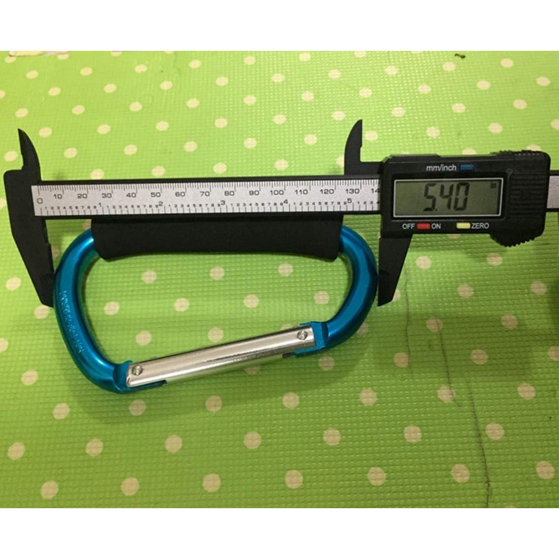 Gancho Carabiner YOTOM Grande D 13.7 cm Aluminio 2 Piezas