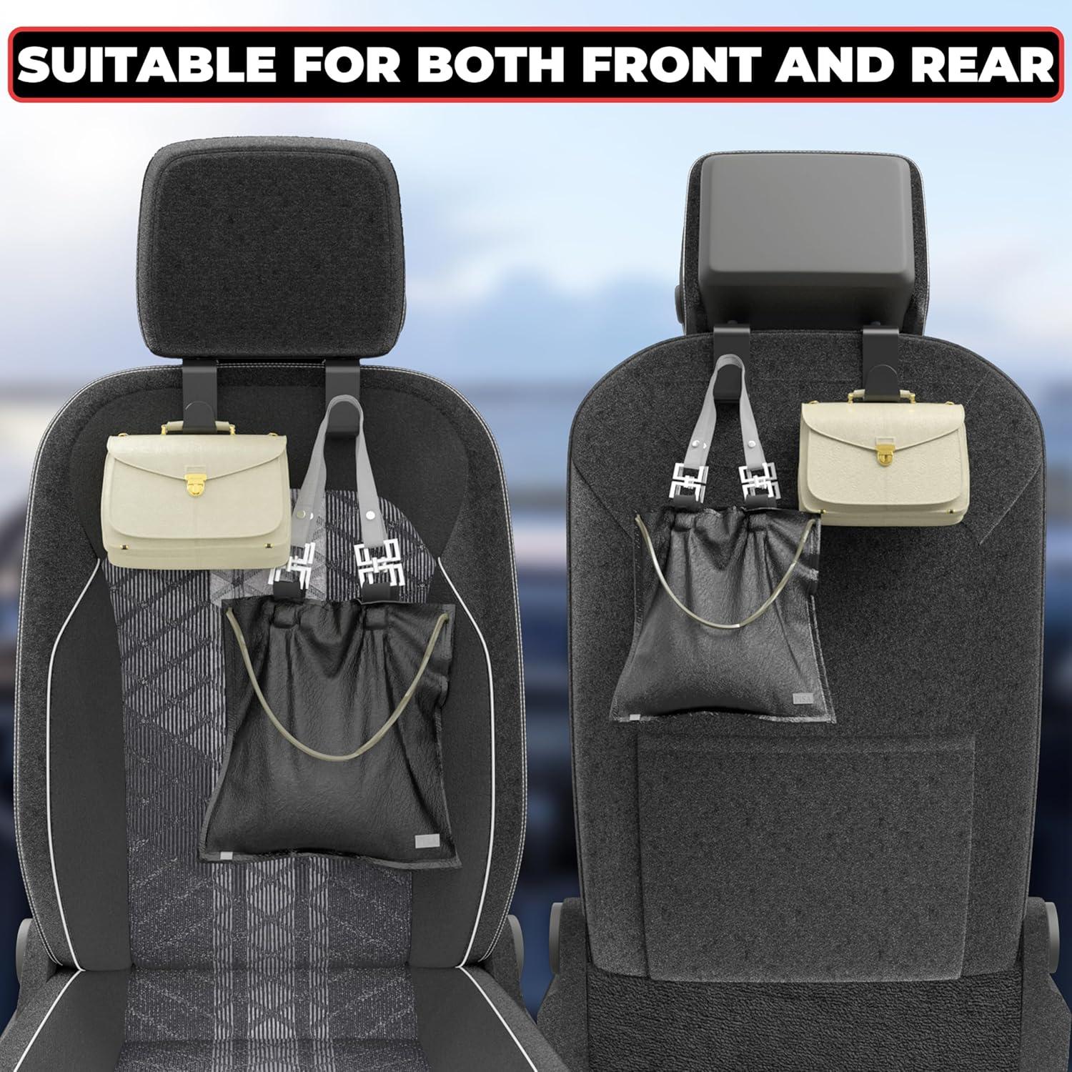 Ganchos para Asiento de Coche BFXM 6 Pcs Soporte Organizador