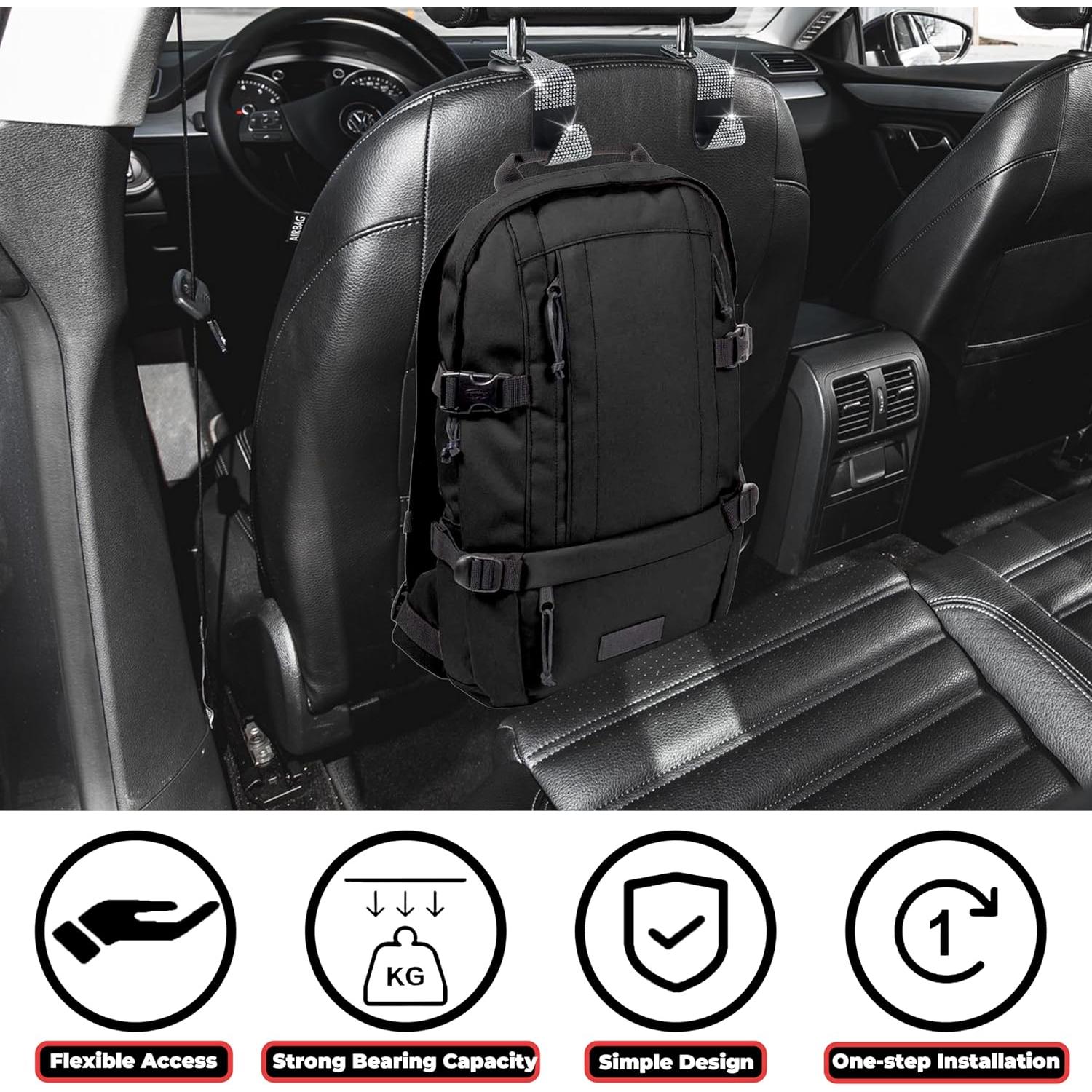 Ganchos para Asiento de Coche BFXM 6 Pcs Soporte Organizador