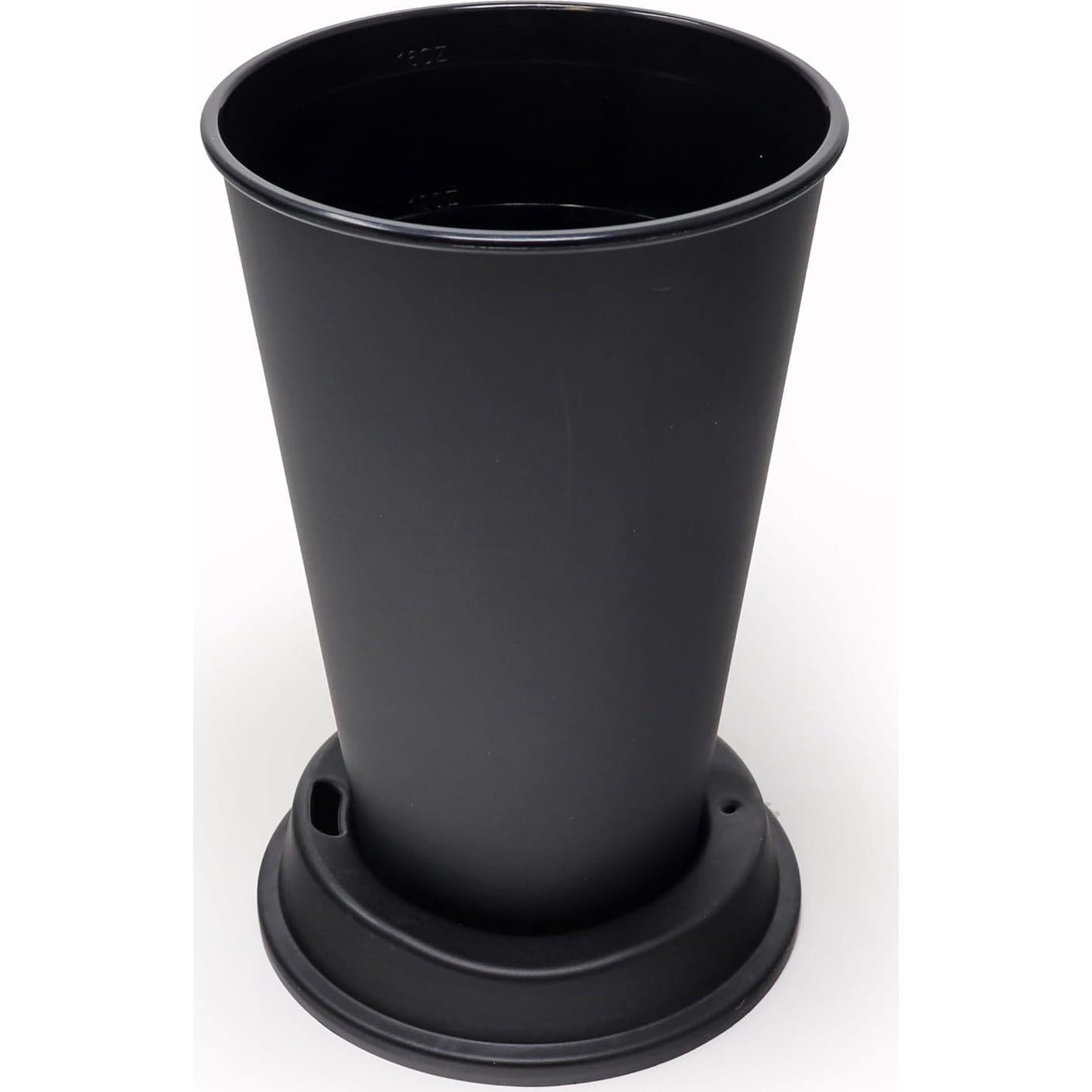 Tazas de café reutilizables Rolling Sands 2 pk 480 ml negras