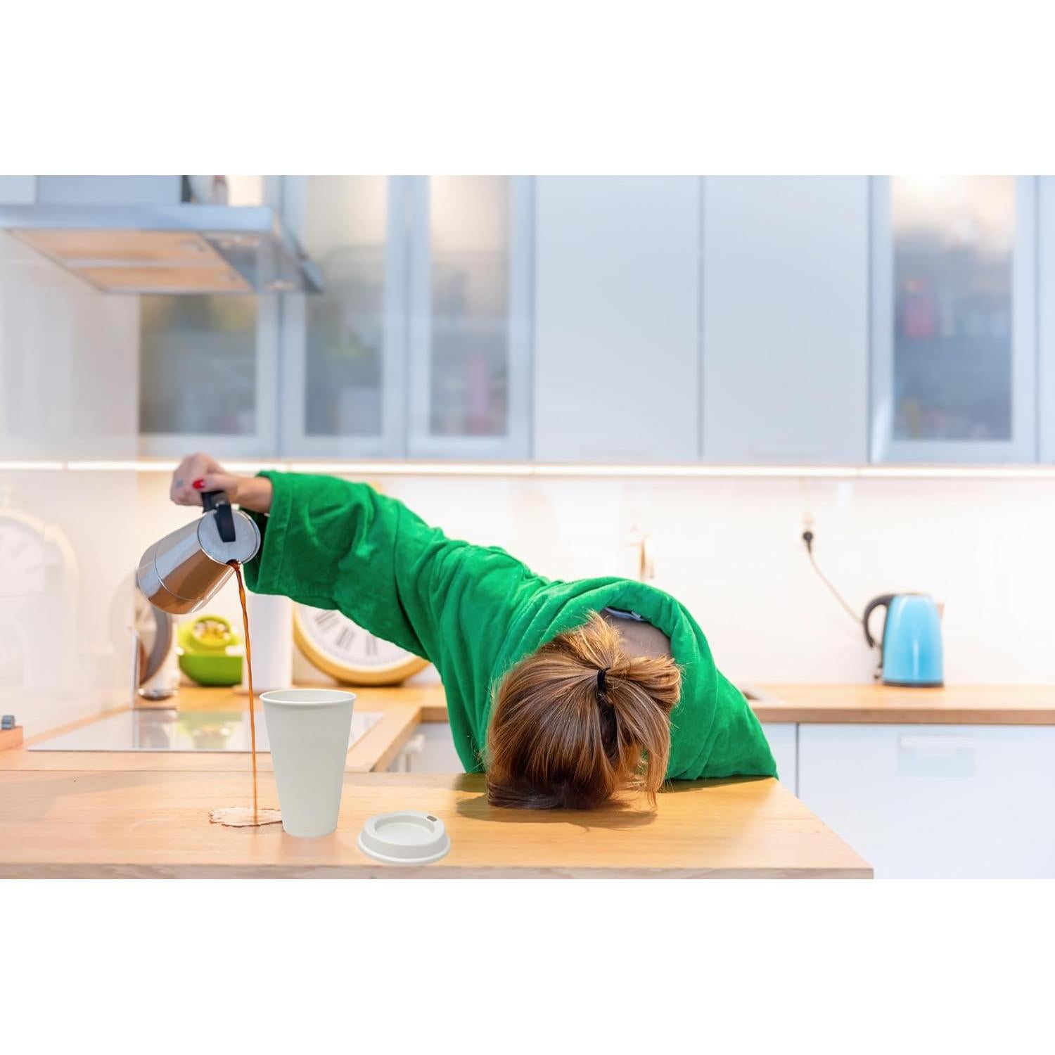 Tazas de café reutilizables Rolling Sands 2 pk 480 ml negras