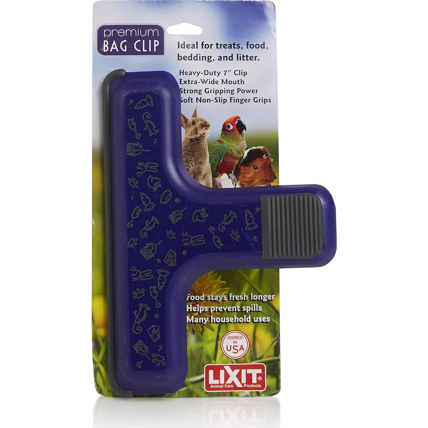 Clip de Sellado Grande Lixit para Bolsas de Alimentos - 2 Unidades