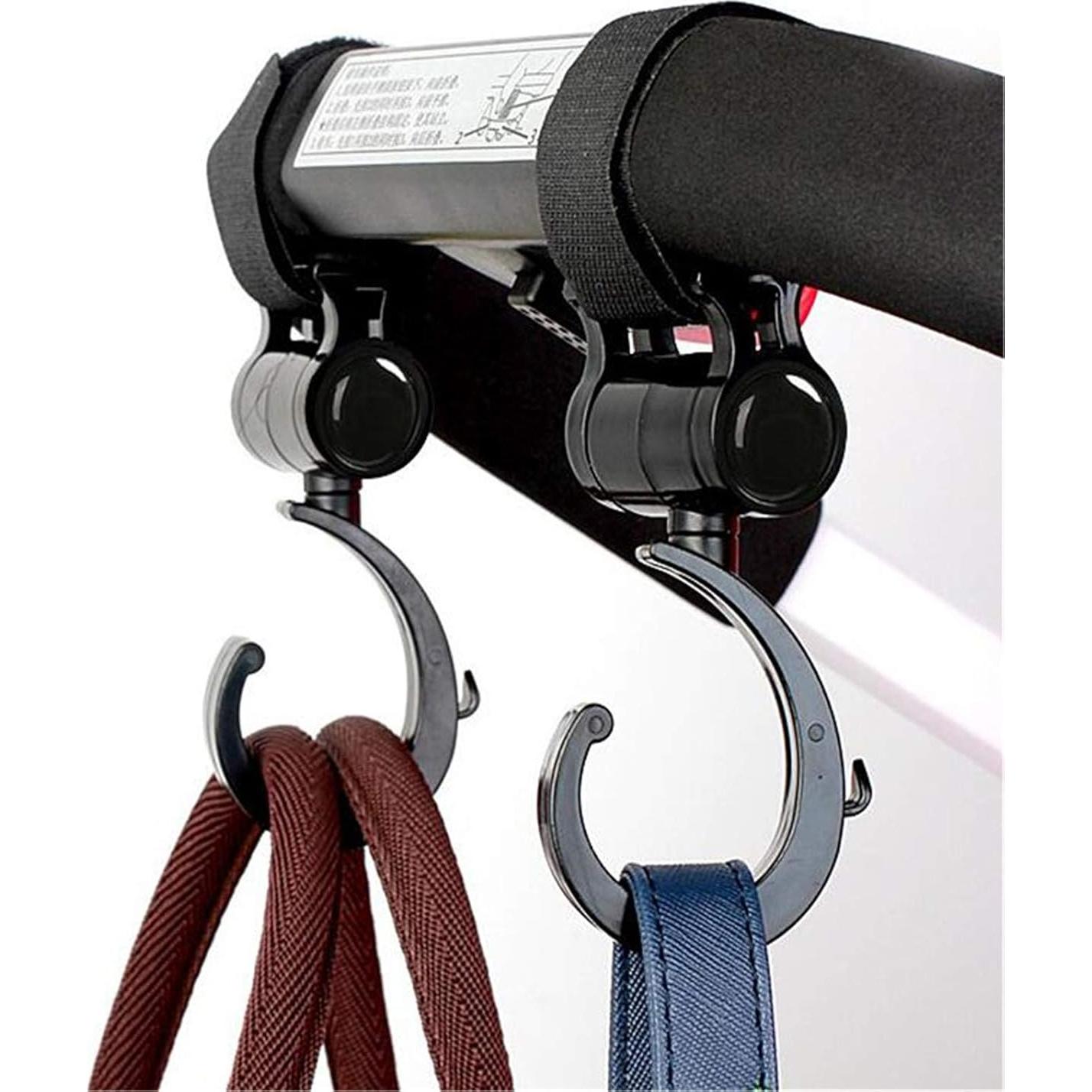 Ganchos para Cochecitos LLUFO - Organizador de Bolsas 2 Piezas