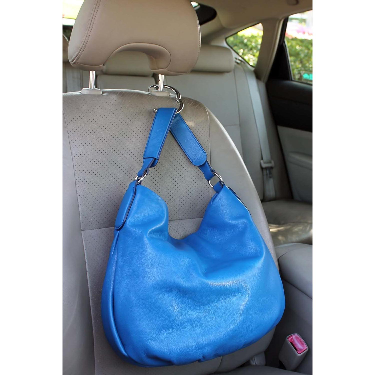 Clipa Bag Hanger Topcor Plateado Mate - Soporta 15 kg