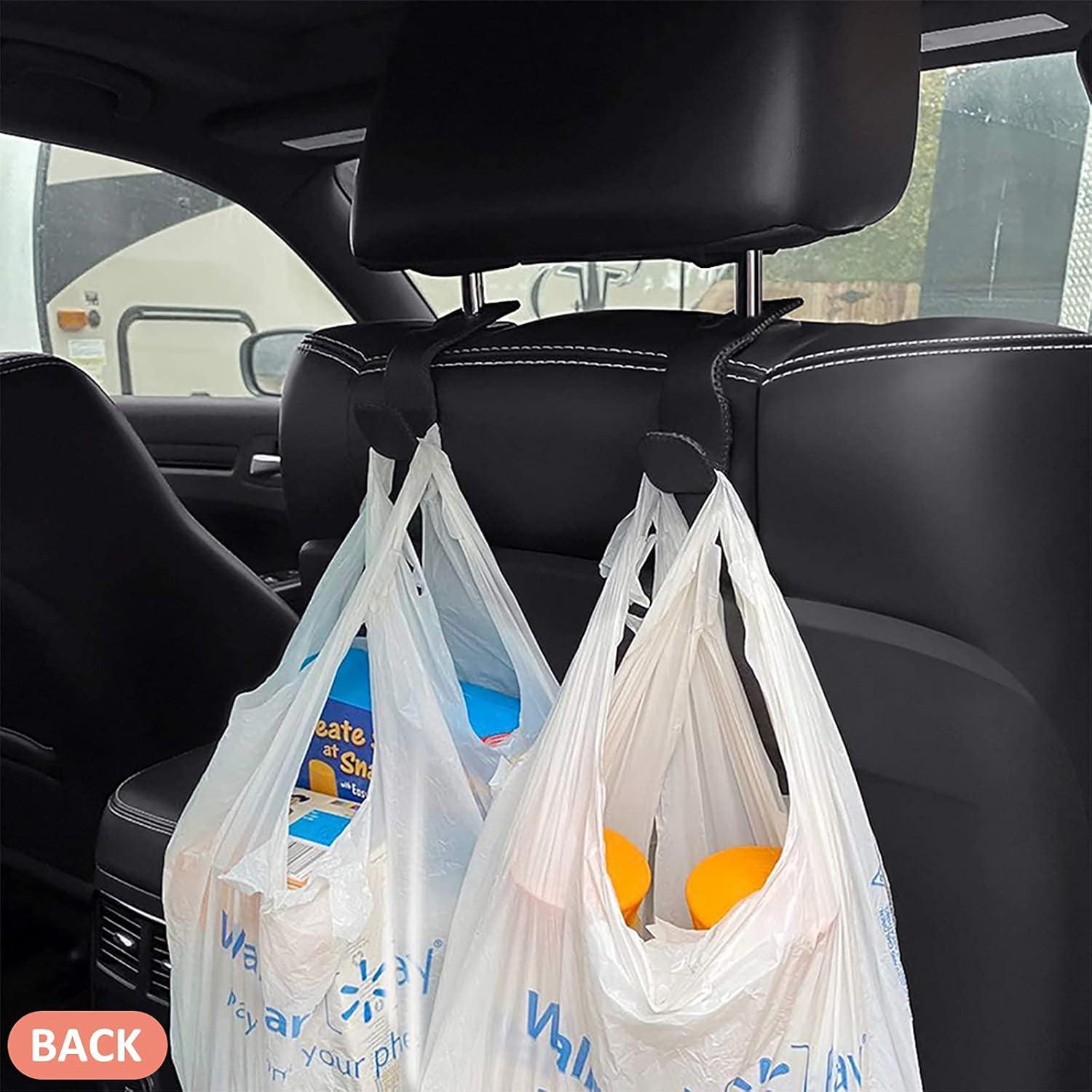 Ganchos de Reposacabezas para Coche TISOHOGO - 2 Paquetes Beige