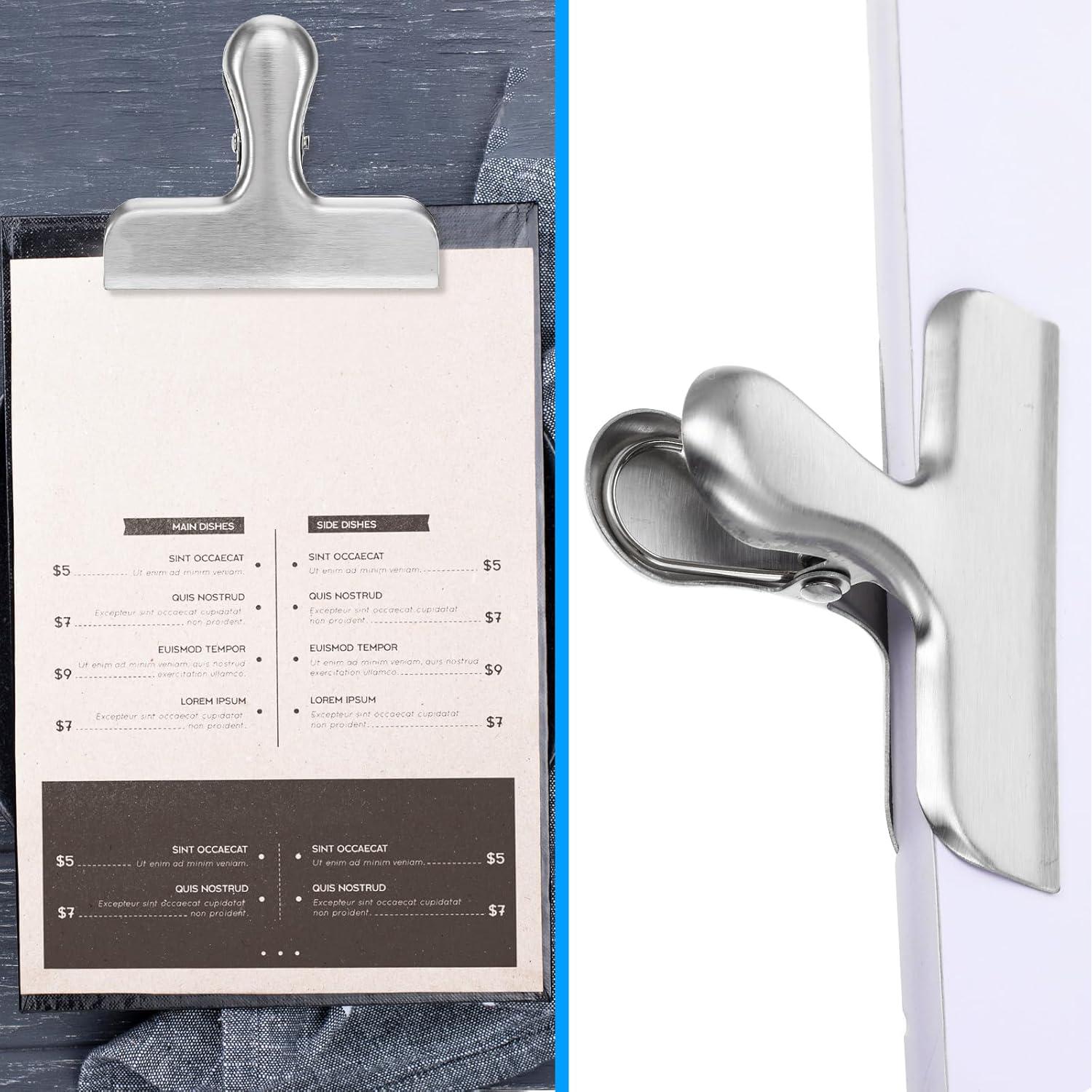 Paquete de 24 Clips de Bolsa de Acero Inoxidable Tolare 7.7 cm