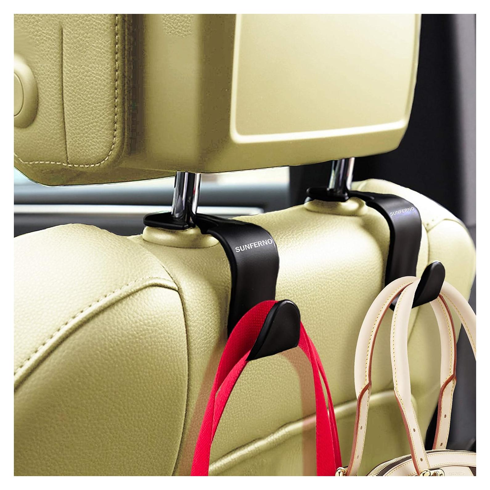 Ganchos de Cabecera para Auto Sunferno - Paquete de 4