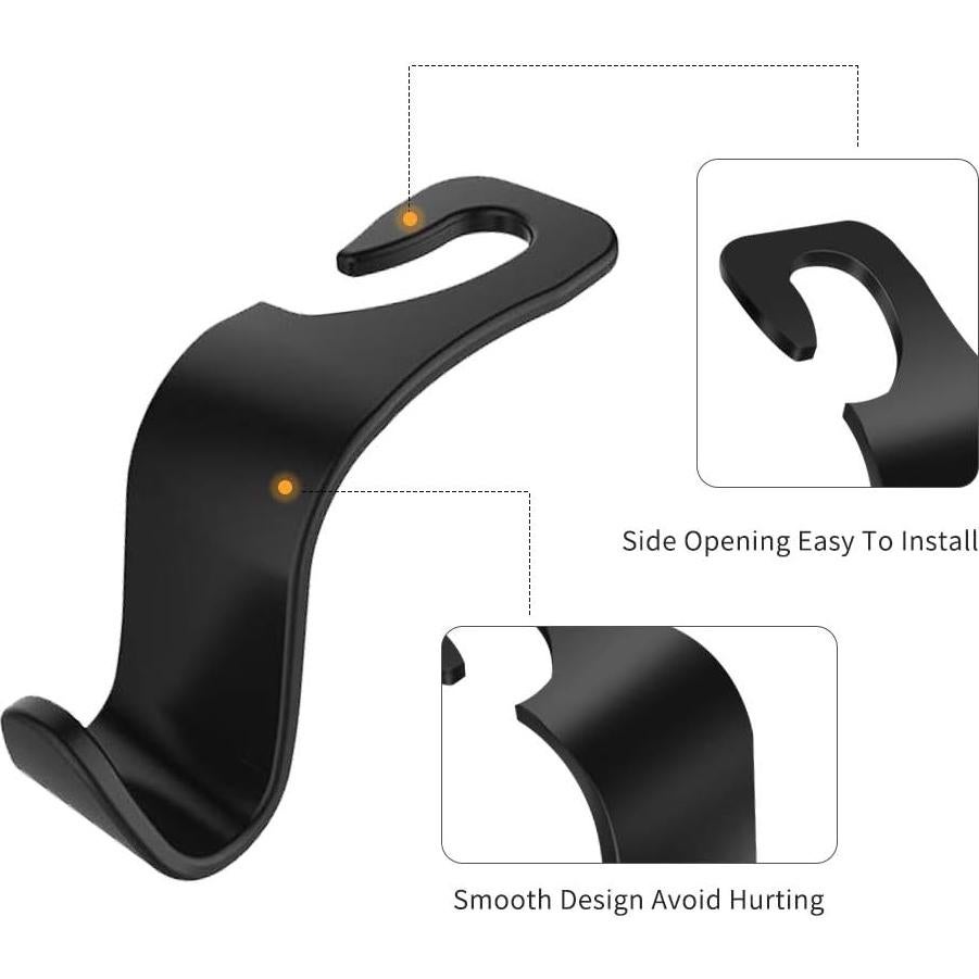 Ganchos de Reposacabezas VTECHOLOGY 8Pcs para Coche 20kg