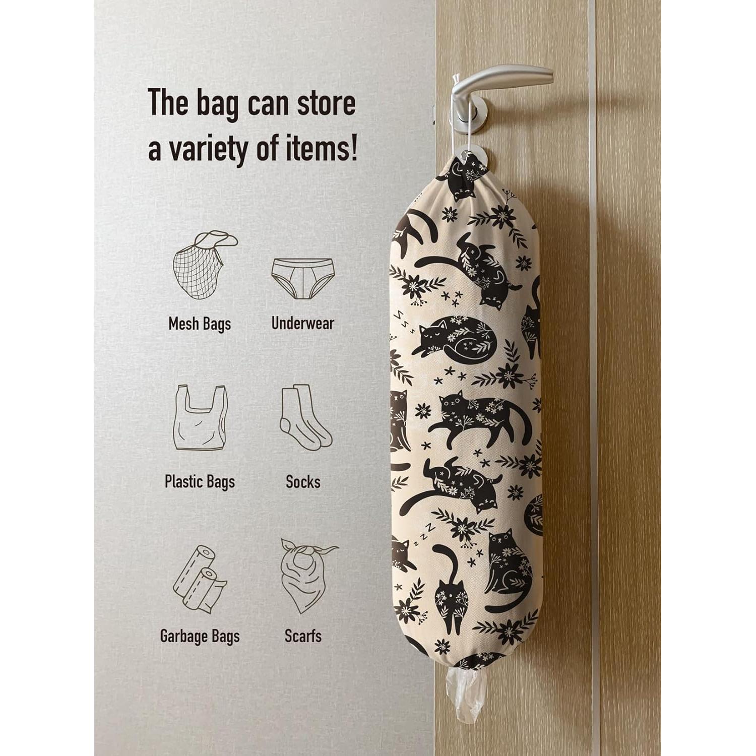 Soporte de Bolsa de Compras Hglian Gato Negro 58.4x22.9cm