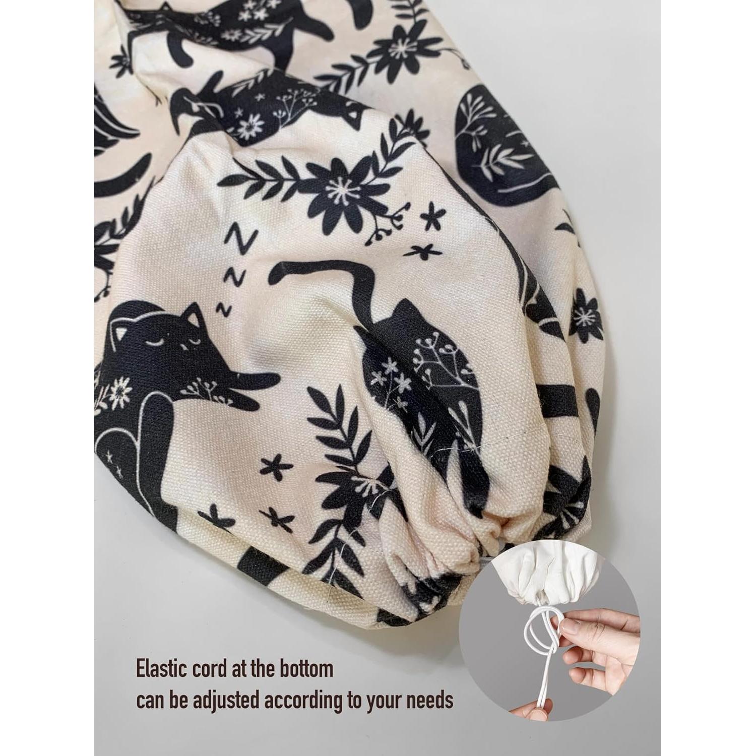 Soporte de Bolsa de Compras Hglian Gato Negro 58.4x22.9cm