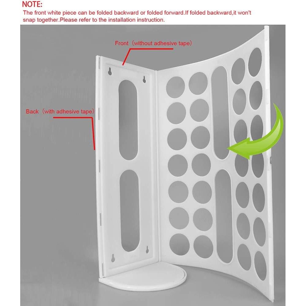 Soporte de Bolsa de Plástico Lunies Blanco - Organizador de Compras