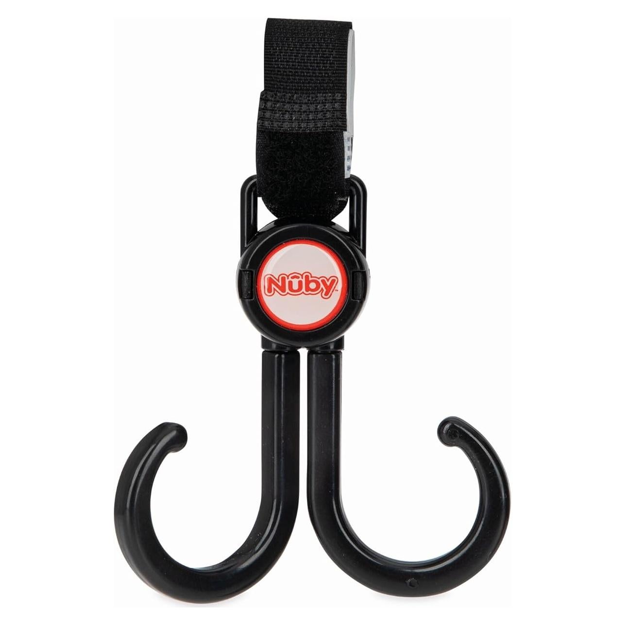 Ganchos Ajustables Nuby 2 en 1 para Cochecito y Auto - 8 Piezas