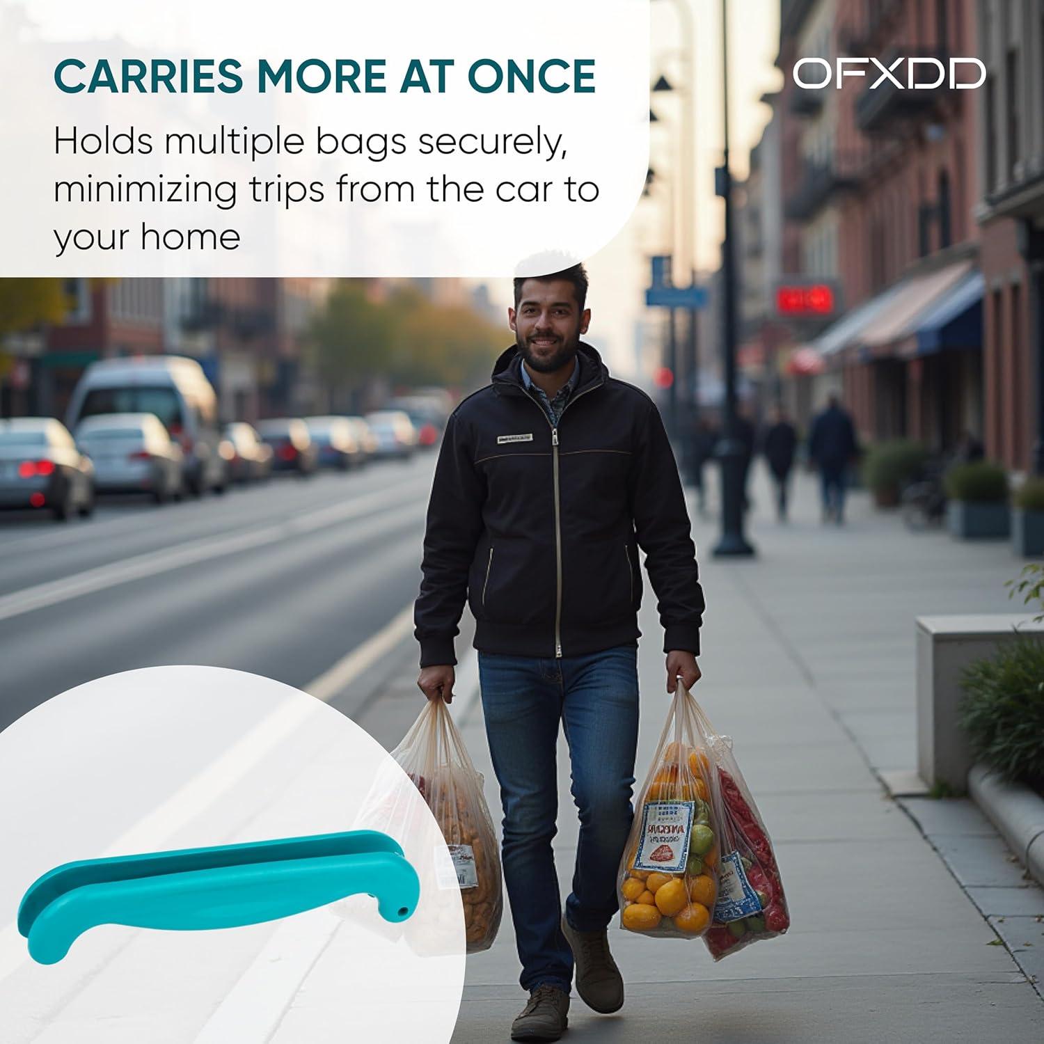 Transportador de Bolsas OFXDD - Paquete de 3 - Agarraderas de Plástico