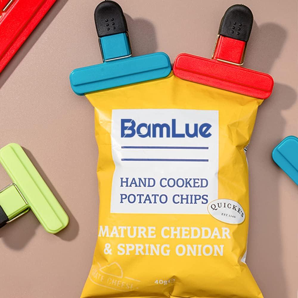 Clips para Bolsas BamLue 12 Piezas Reutilizables 7.62 cm