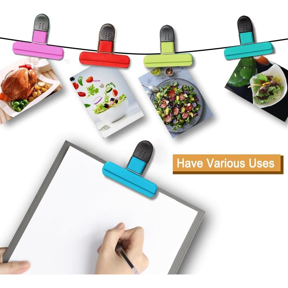 Clips para Bolsas BamLue 12 Piezas Reutilizables 7.62 cm